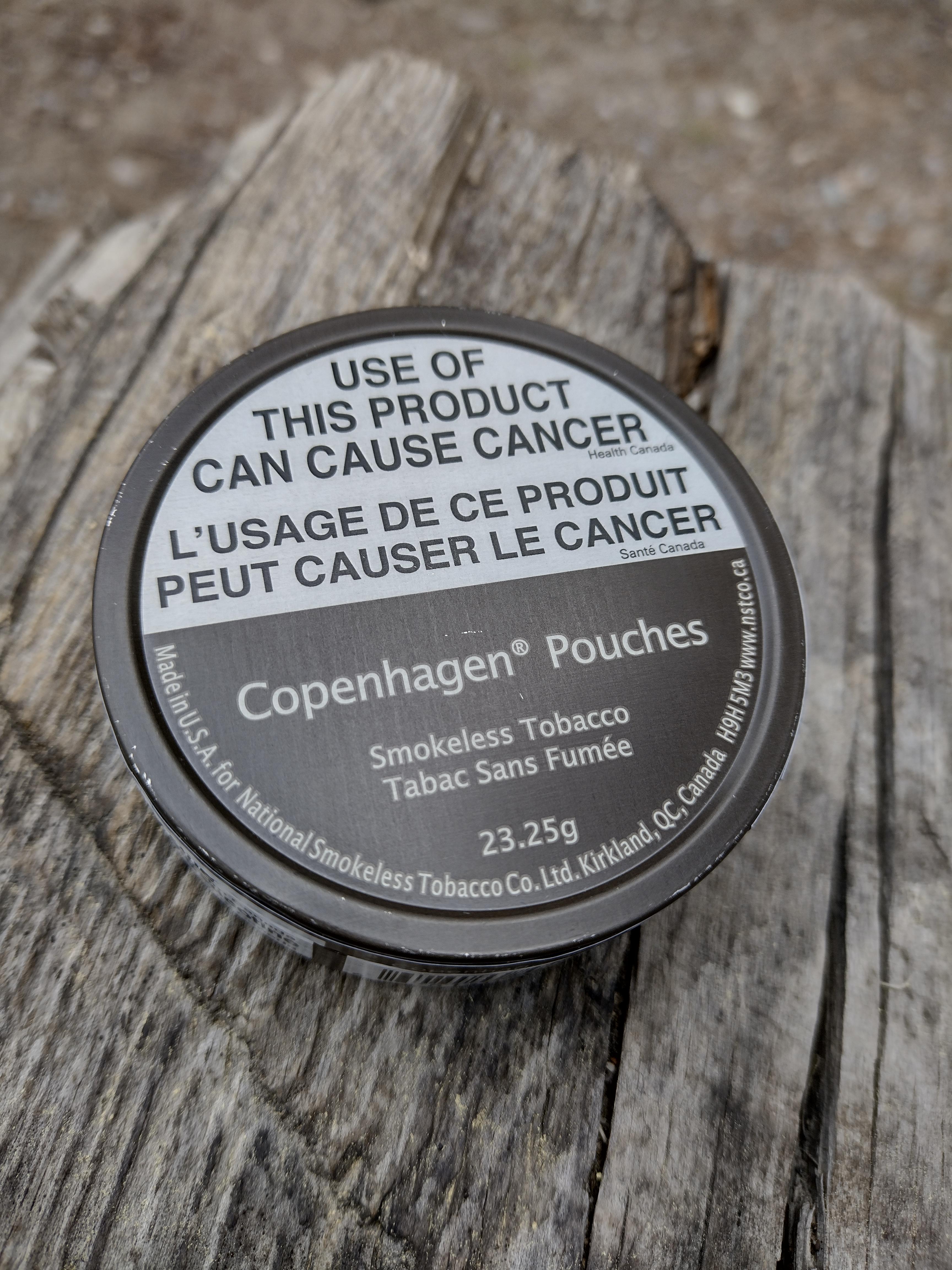 Copenhagen Pouches (Canada) r/DippingTobacco