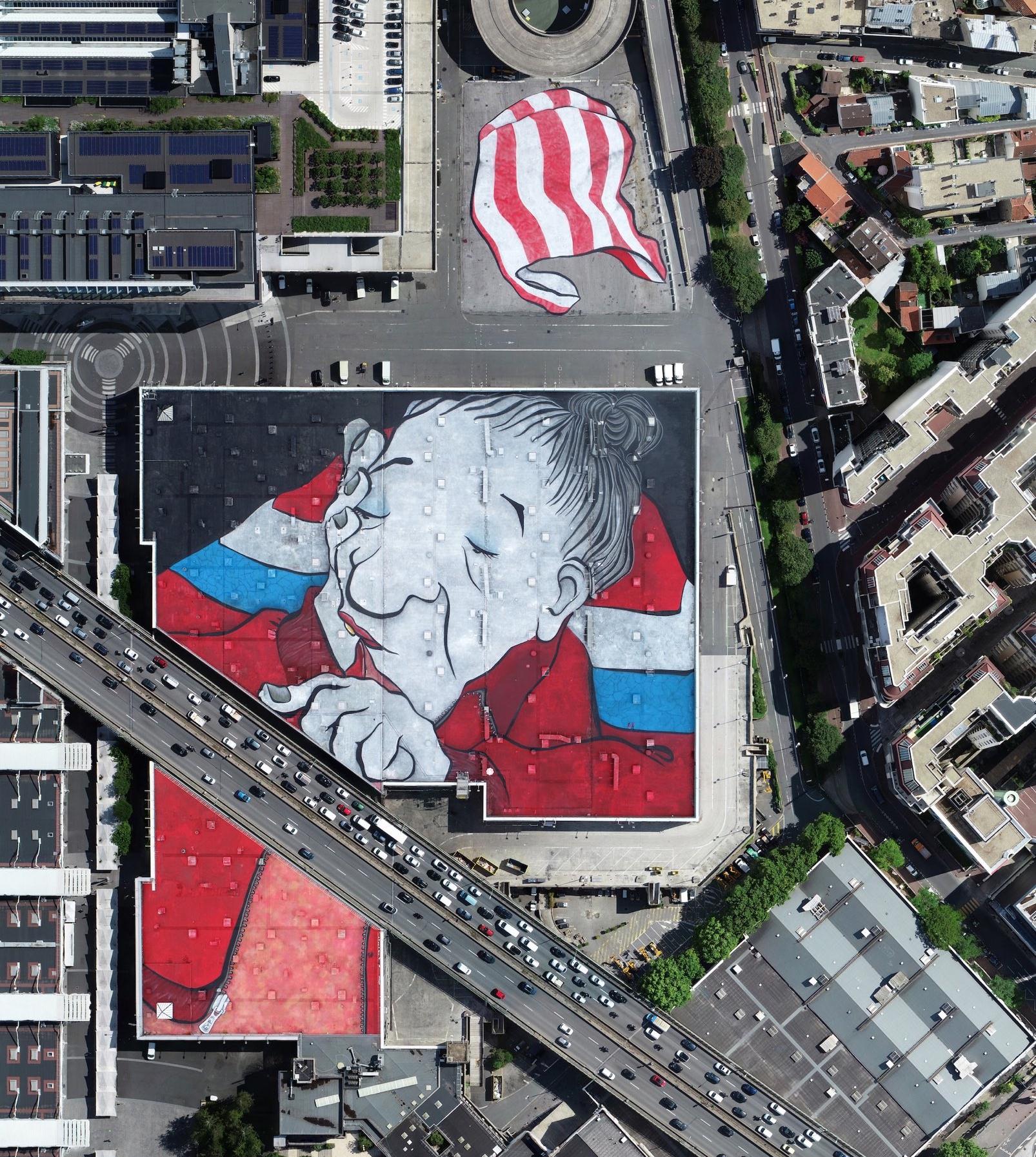 WORLD's LARGEST MURAL spanning 25,000 m2 (269,098 sq.ft.) across the