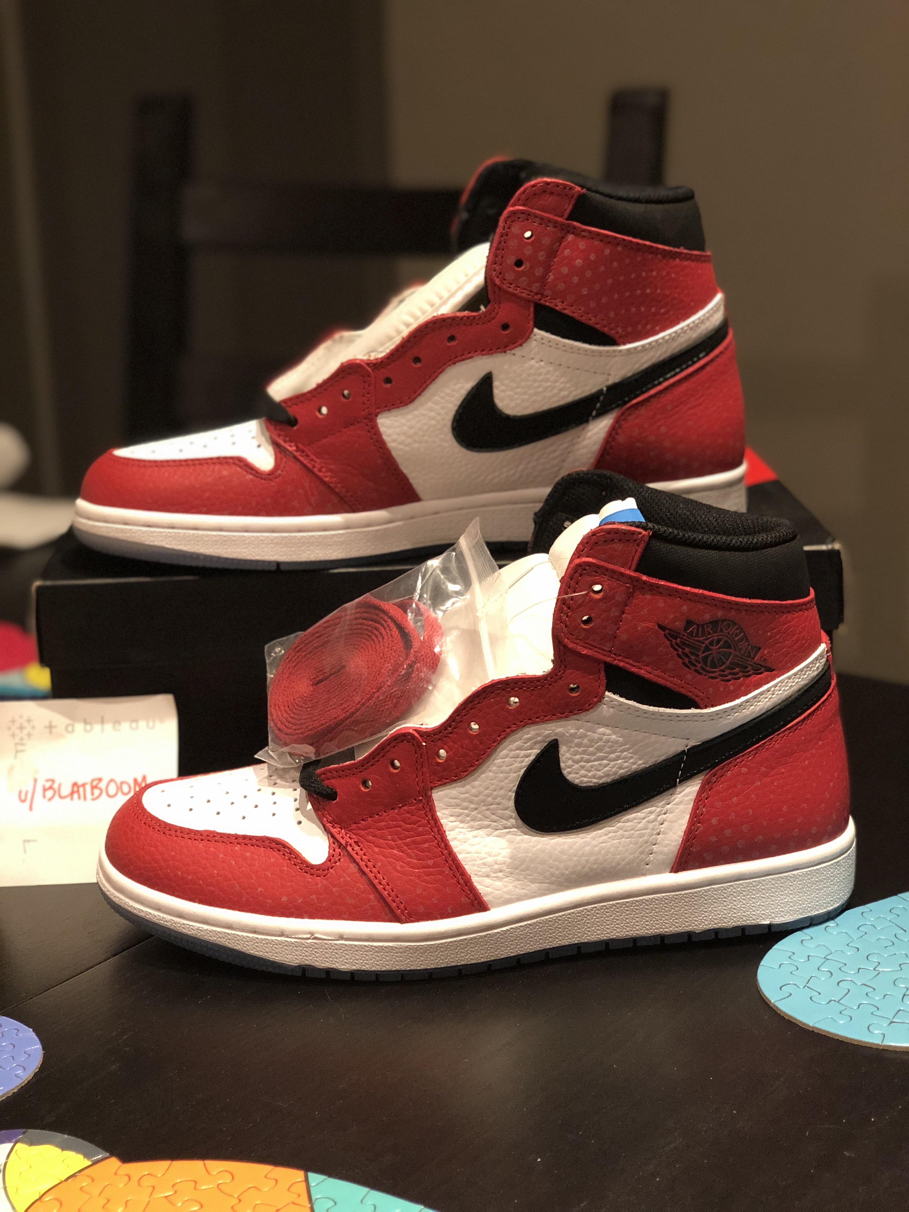 [WTS] Jordan 1 “Origin Story” Spiderman, Size 9, DS, 535 shipped