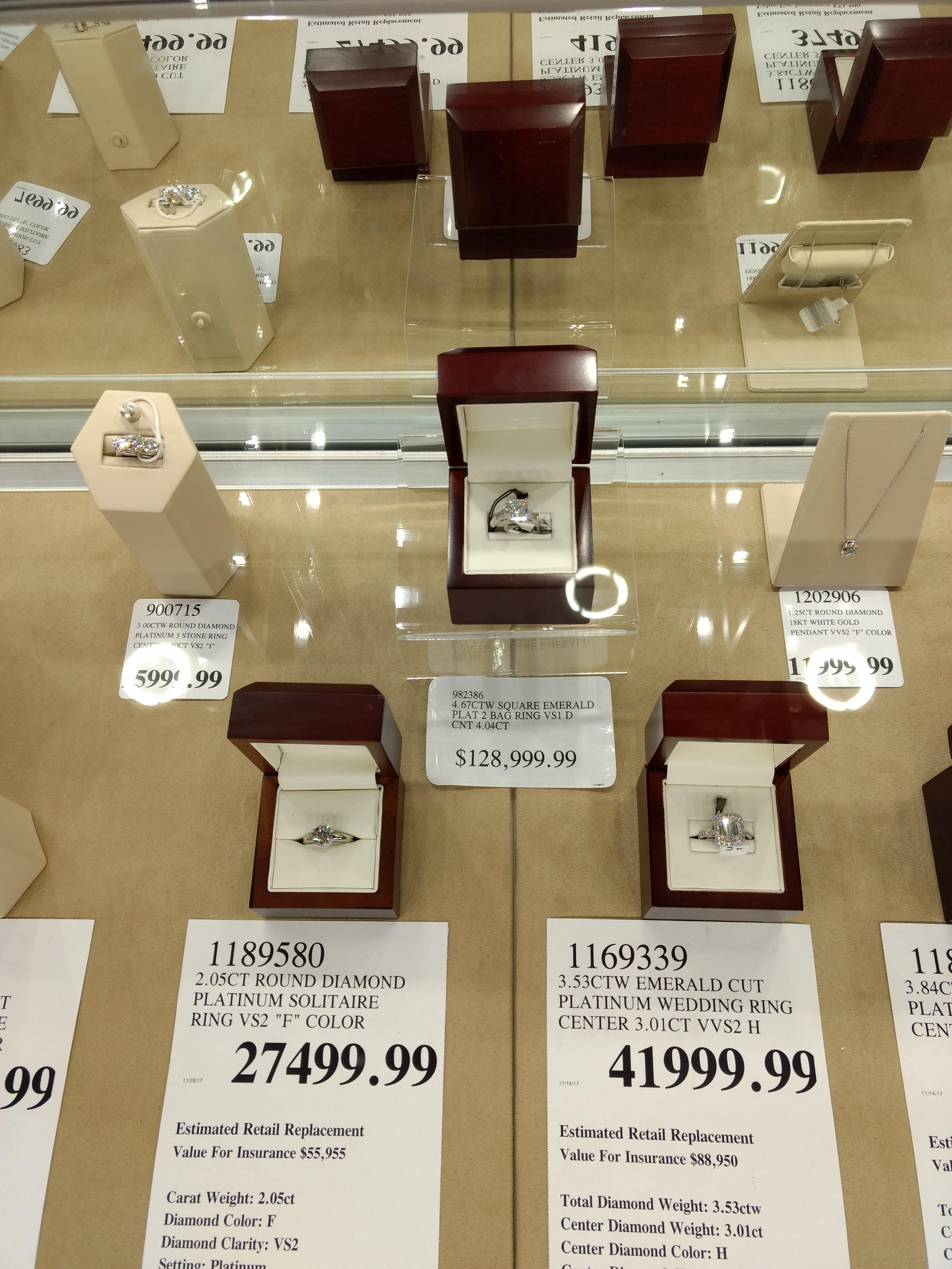 129k ring at Costco. Maybe that's a bulk price? r/pics