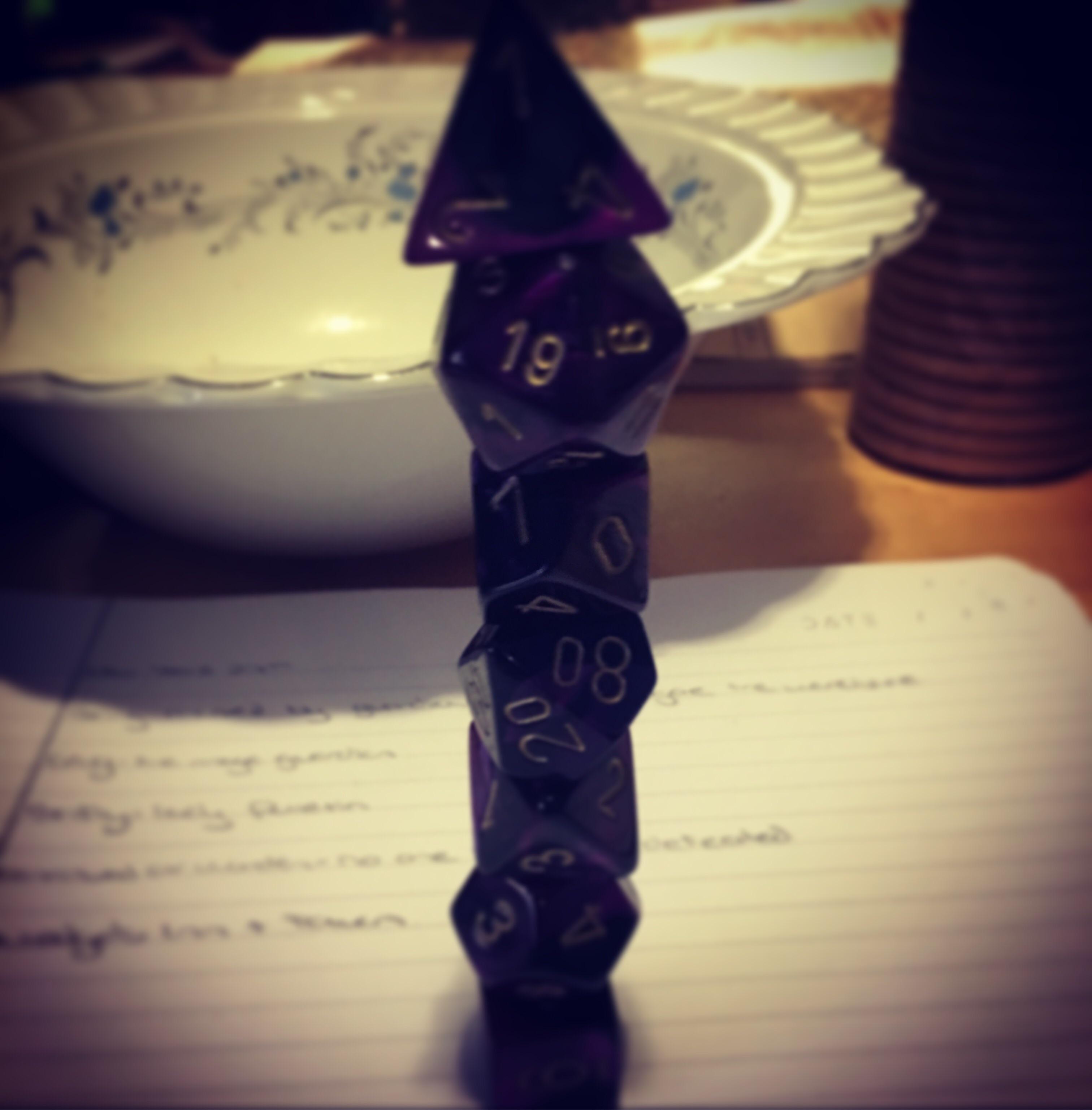 Stacking dice is cool. r/dndmemes