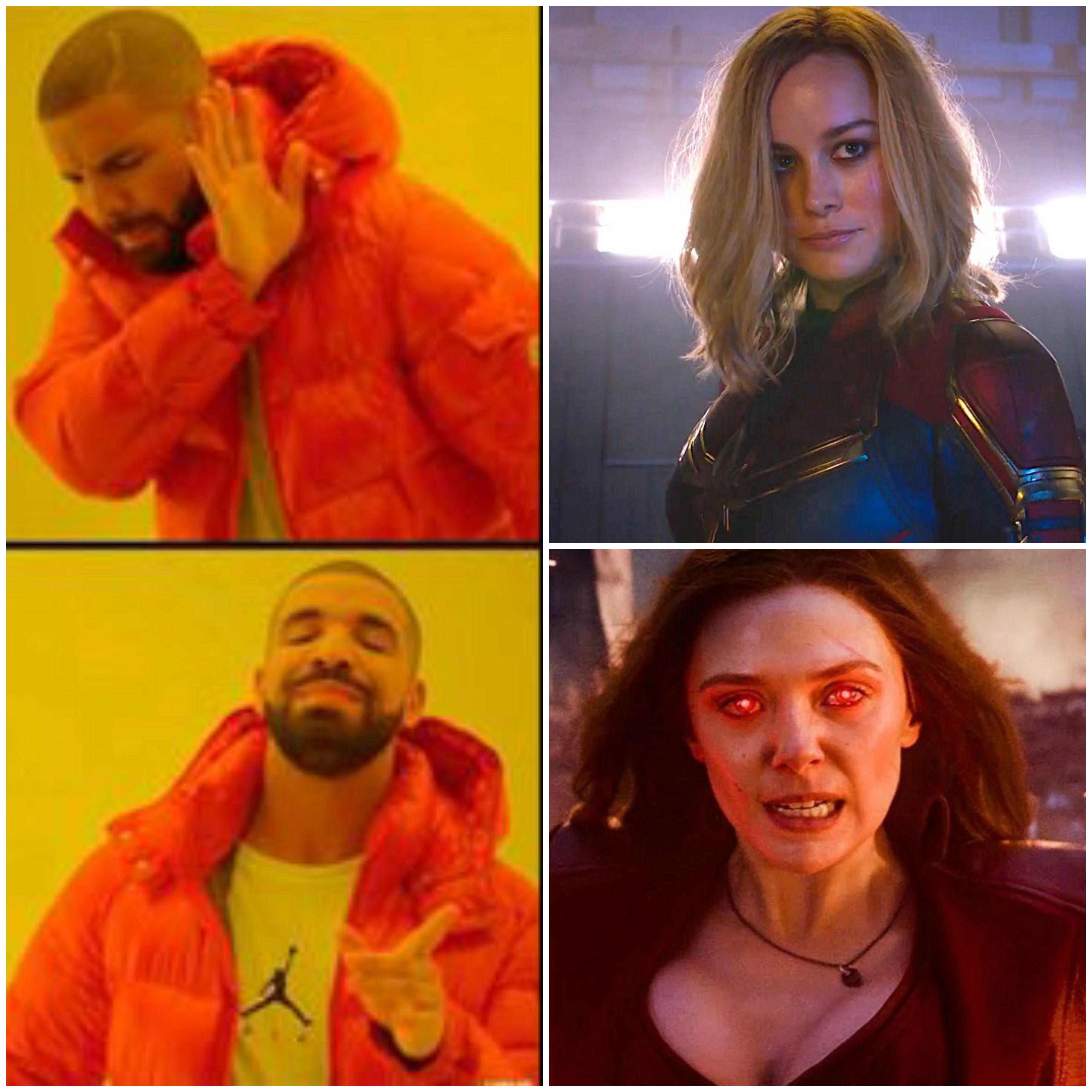 I dont know about Comic Carol Danvers but movie i think most will aggree WANDAVISION
