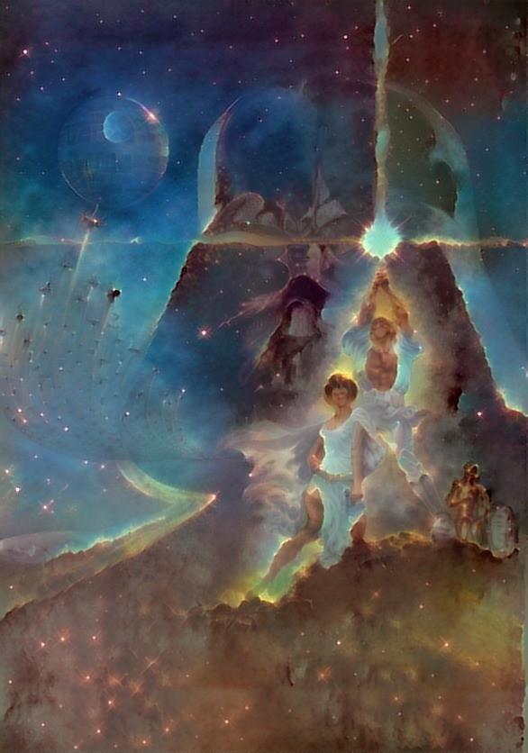 A New Hope in the style of Pillars of Creation r/StarWars