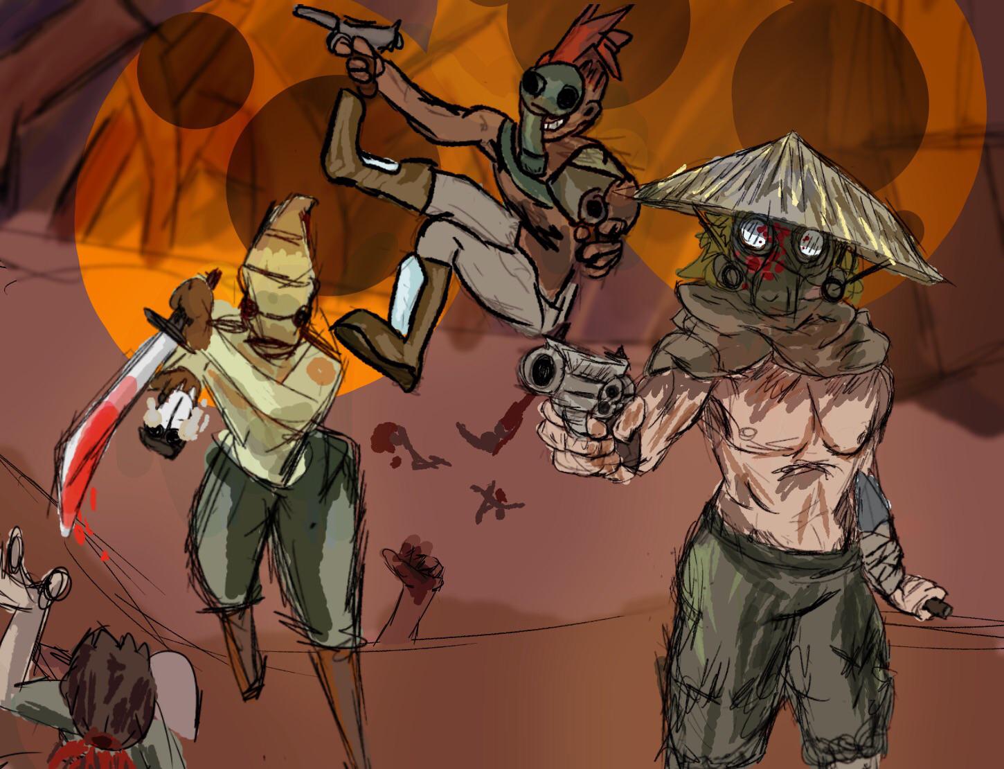 Basically, Kenshi With Fire & Sword Kenshi