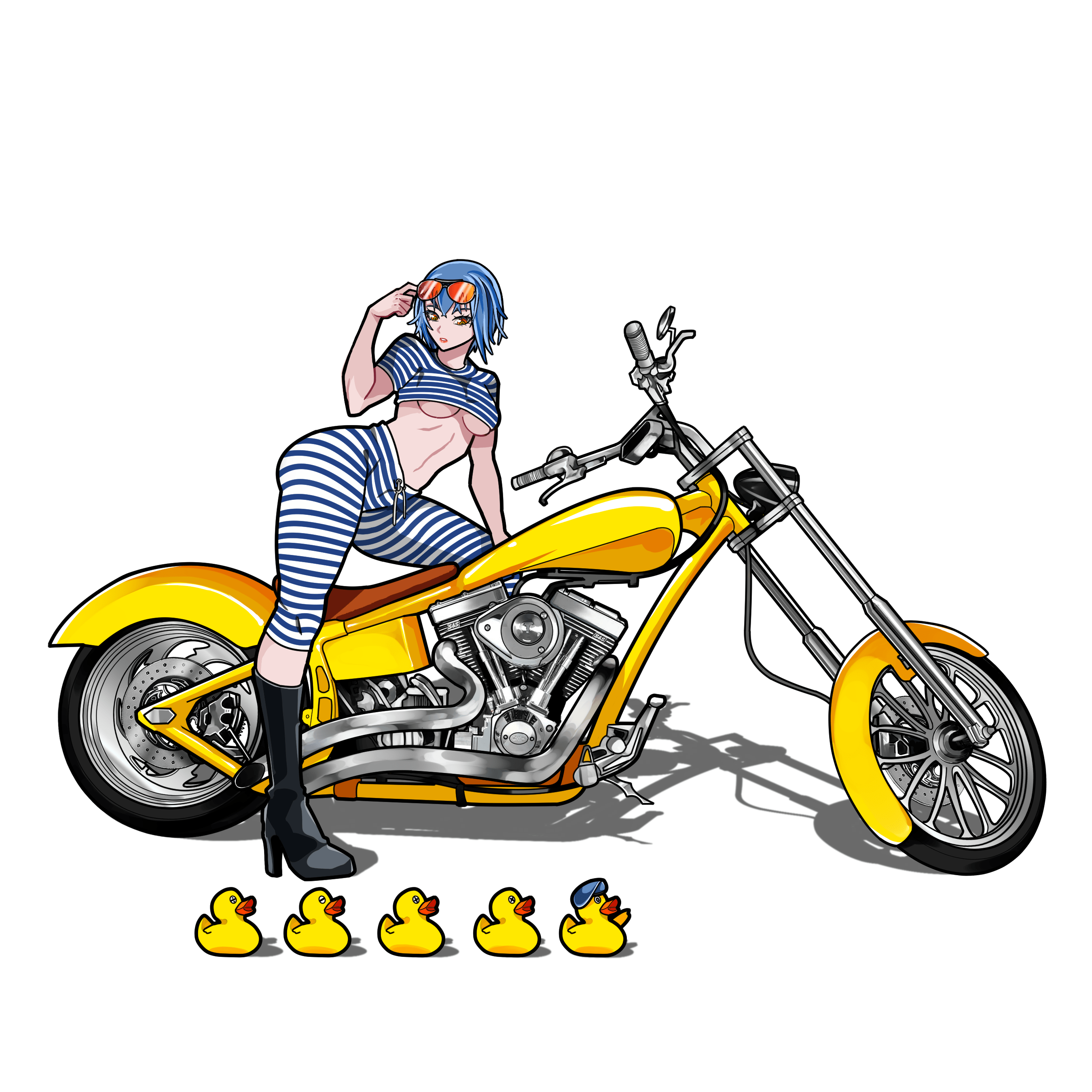 I drew a chopper r/choppers