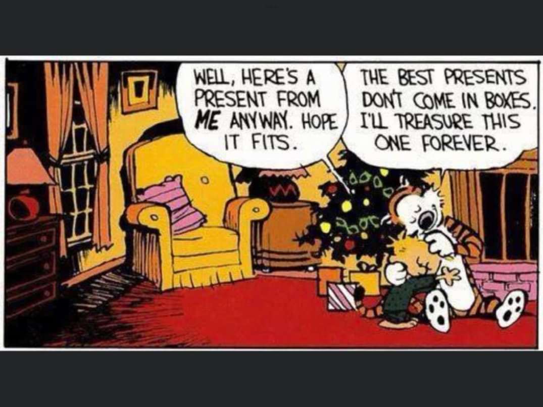 Merry Christmas to the fans of the best comic strip ever r