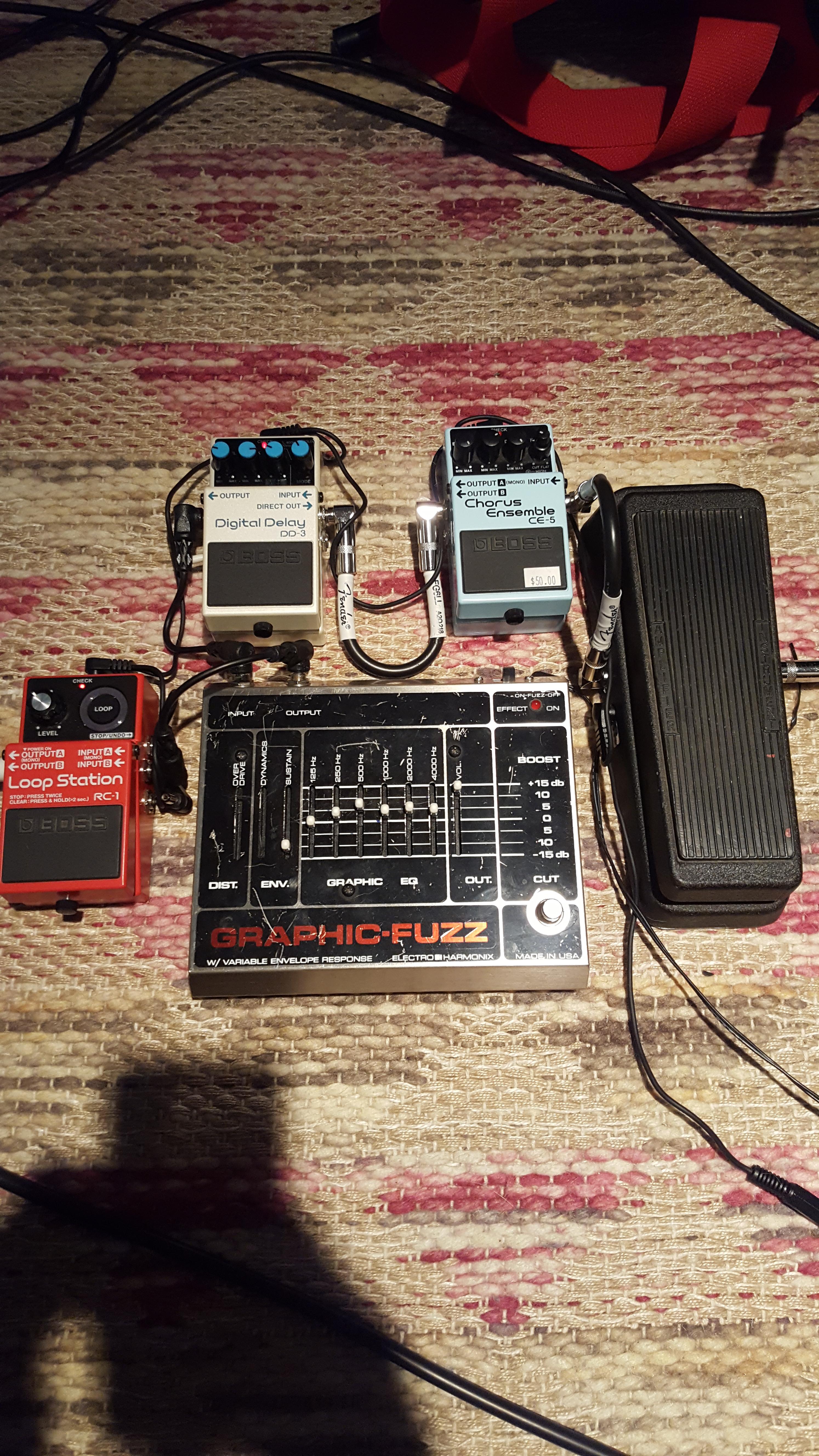 My beginner pedal collection for now. r/guitarpedals