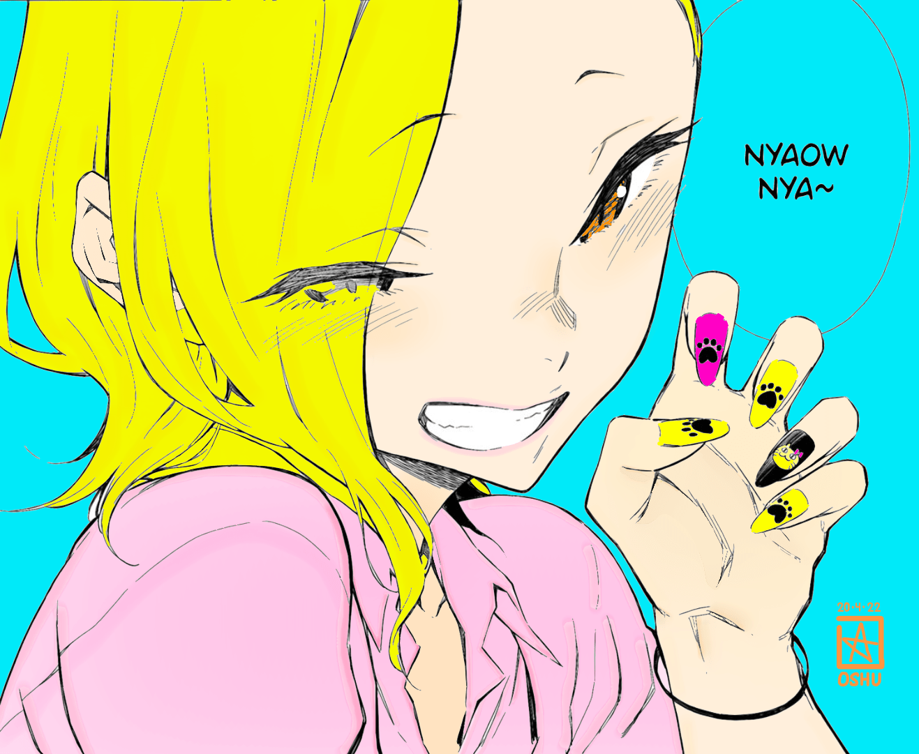 NYAnna😸 [Yancha Gal no Anjousan] (by Oshu⭐) AnjouSan_Latino