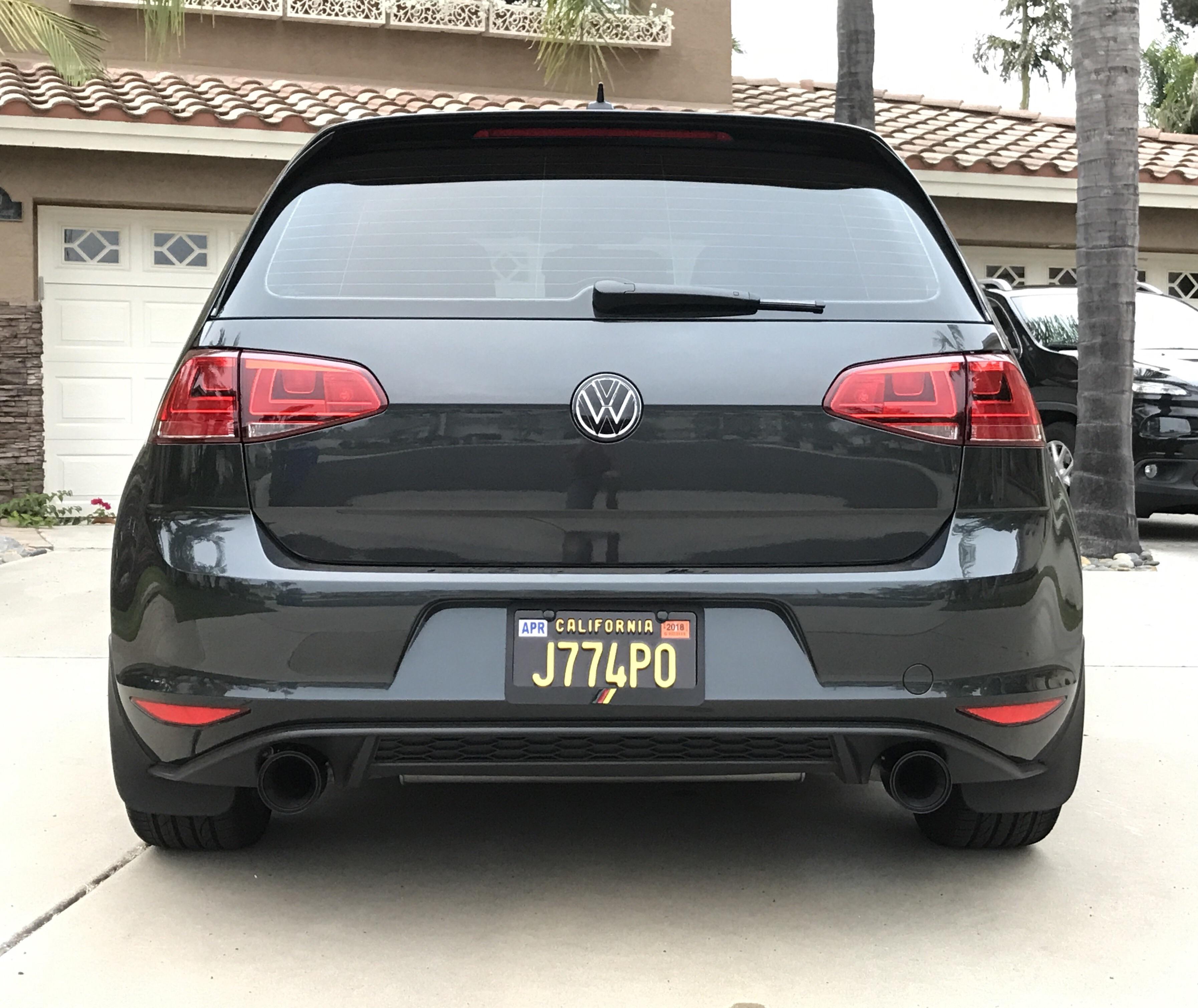 Burger Motorsports Mk7 Gti Slip On Exhaust Tips Burger Poster