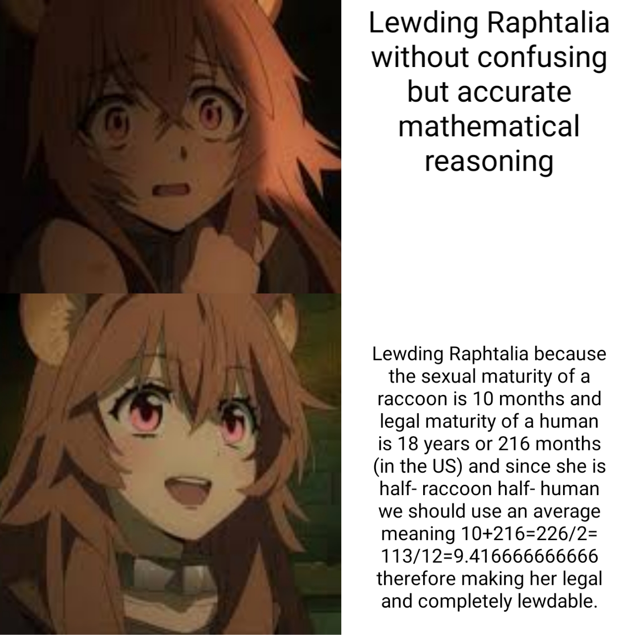 [RDTM] Weeb math theydidthemath