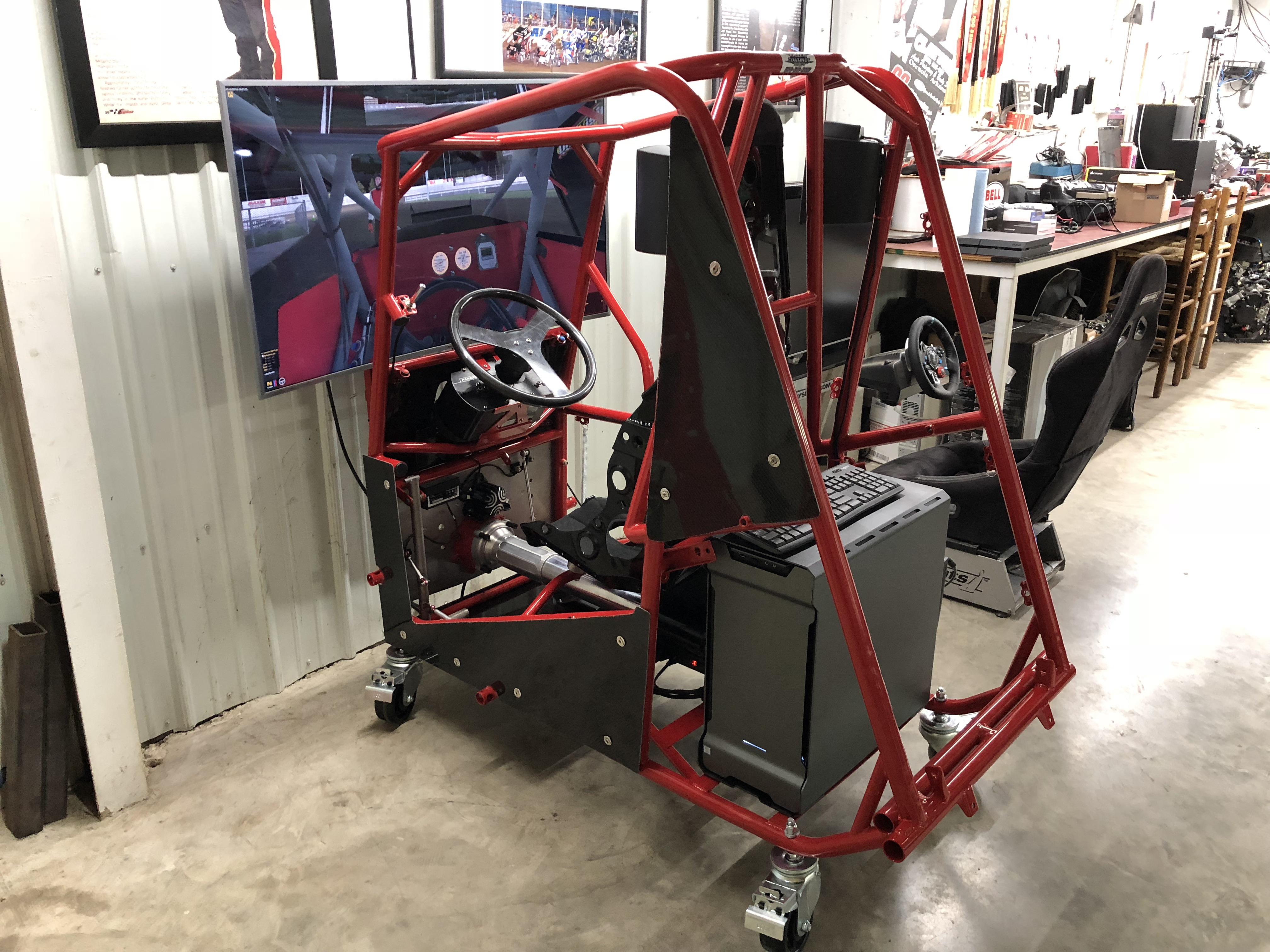 Sprint Car sim rig I built. r/iRacing