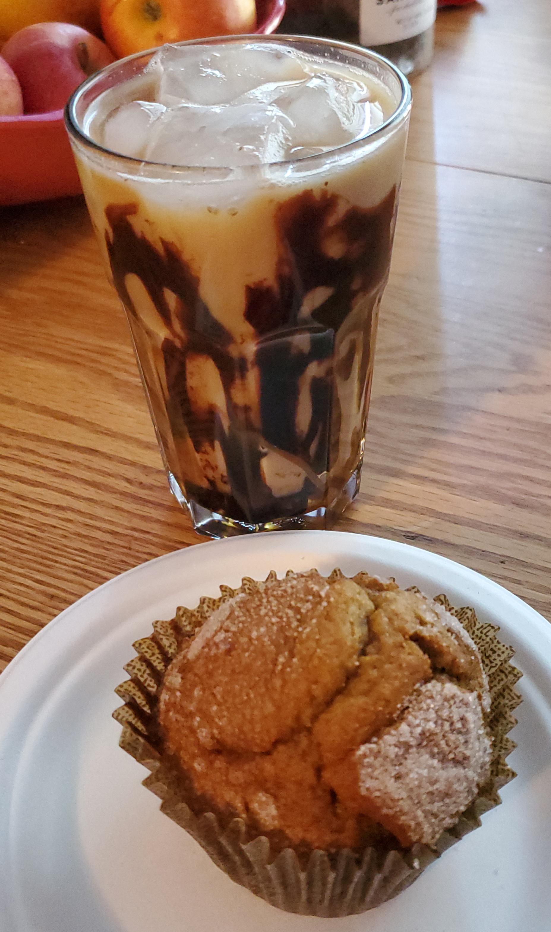 I was craving coffee but decided to save the and make my own iced