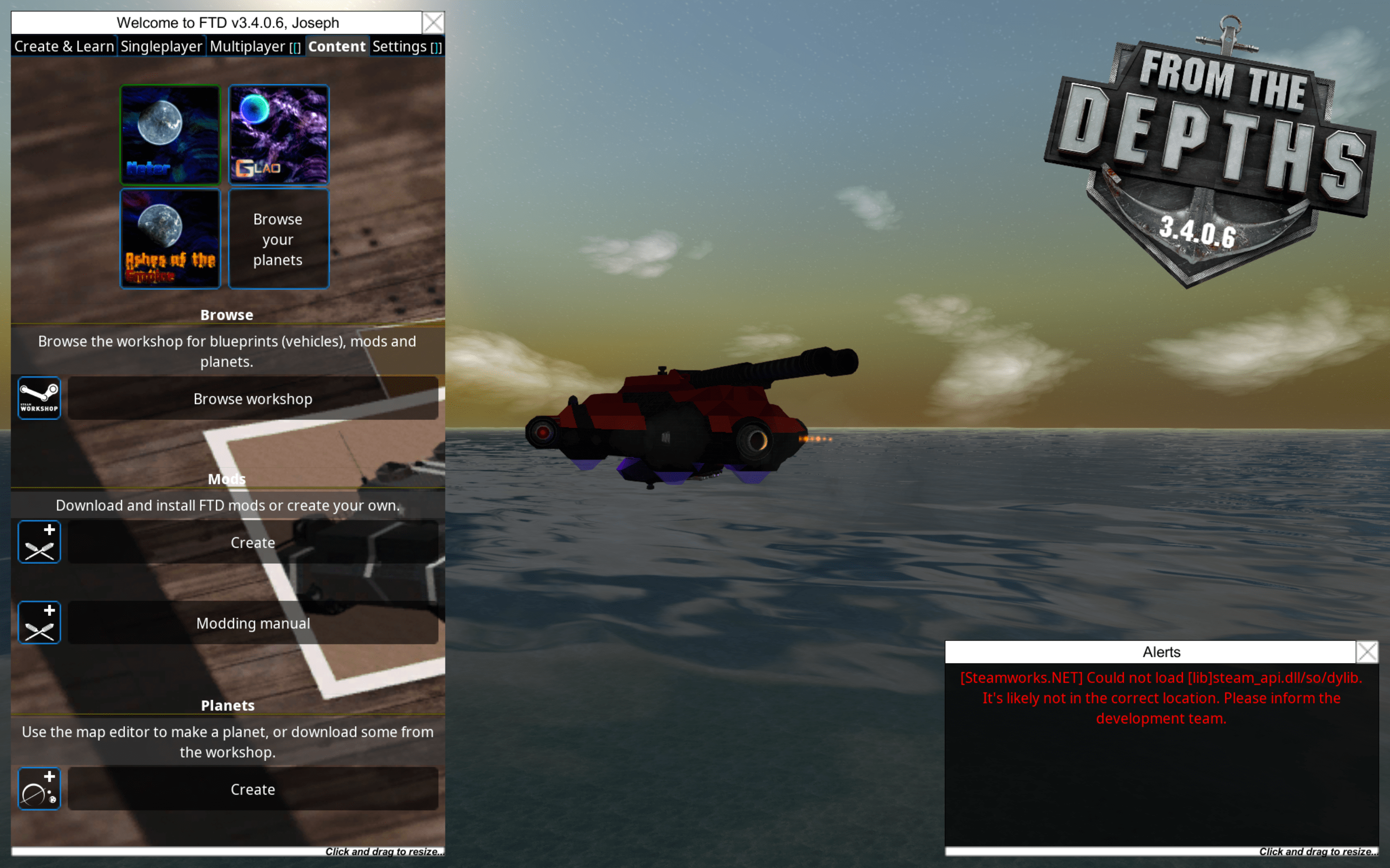 Ftd Isn't Connecting To Steam - Mods Will Not Display : R/Fromthedepths