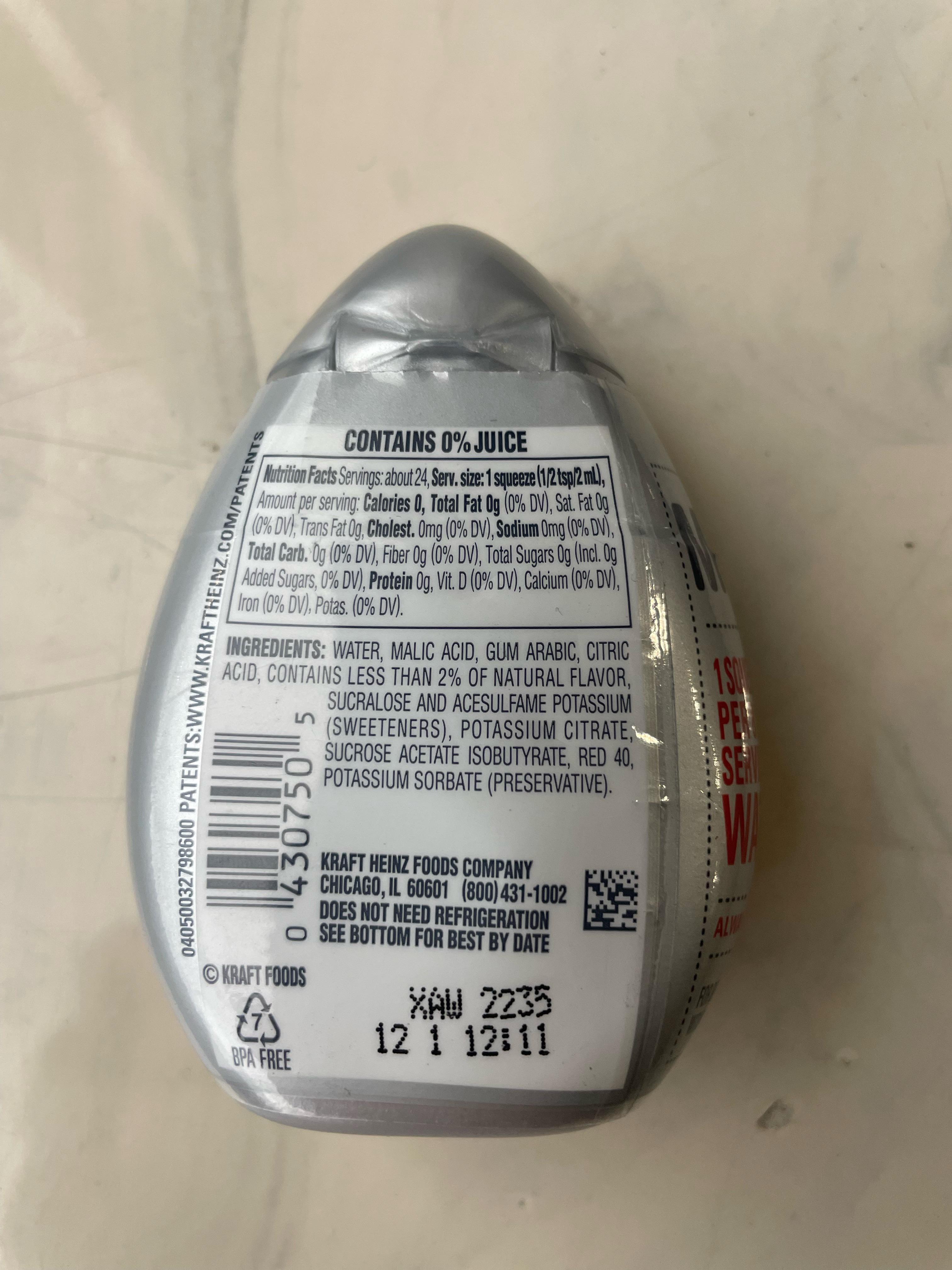 Will this water flavoring be bad for my teeth if i drink the flavored