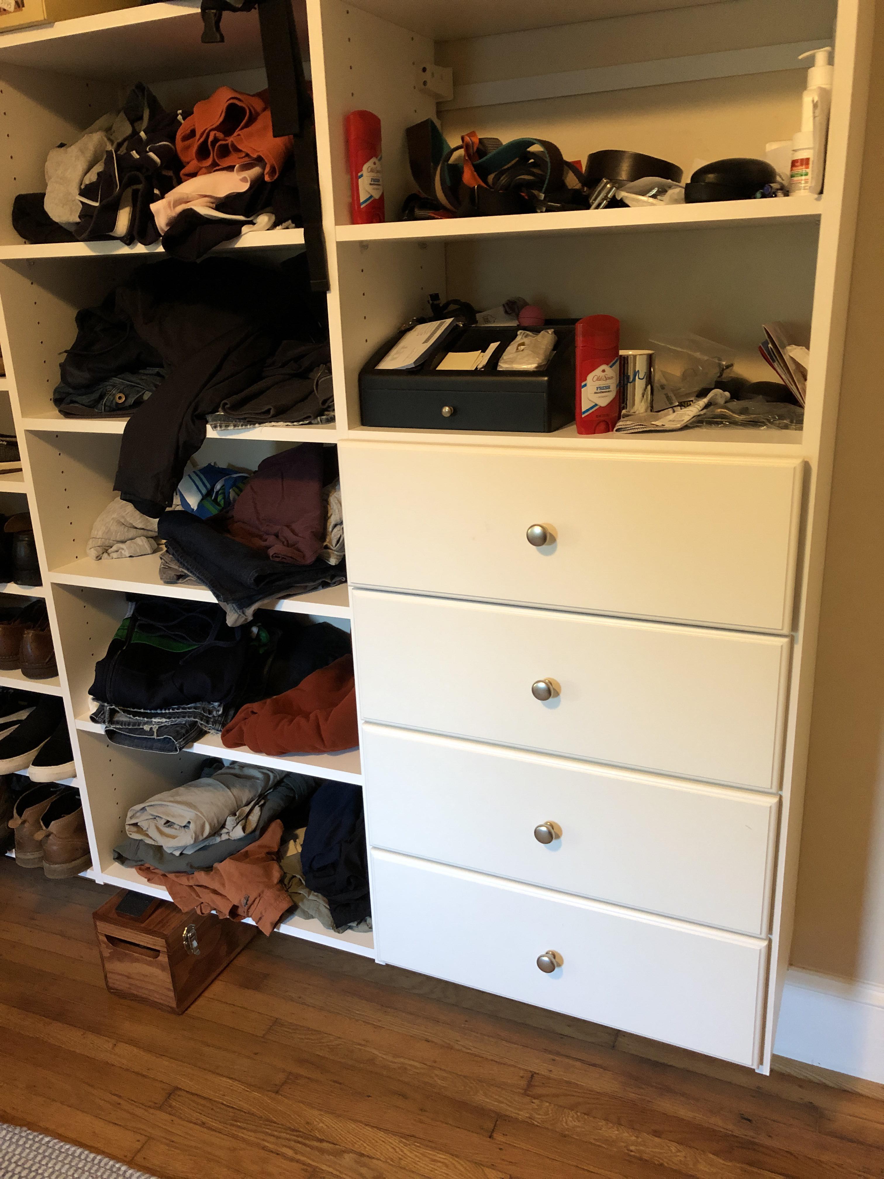 Help what is this shelving brand? Former owners of my house installed