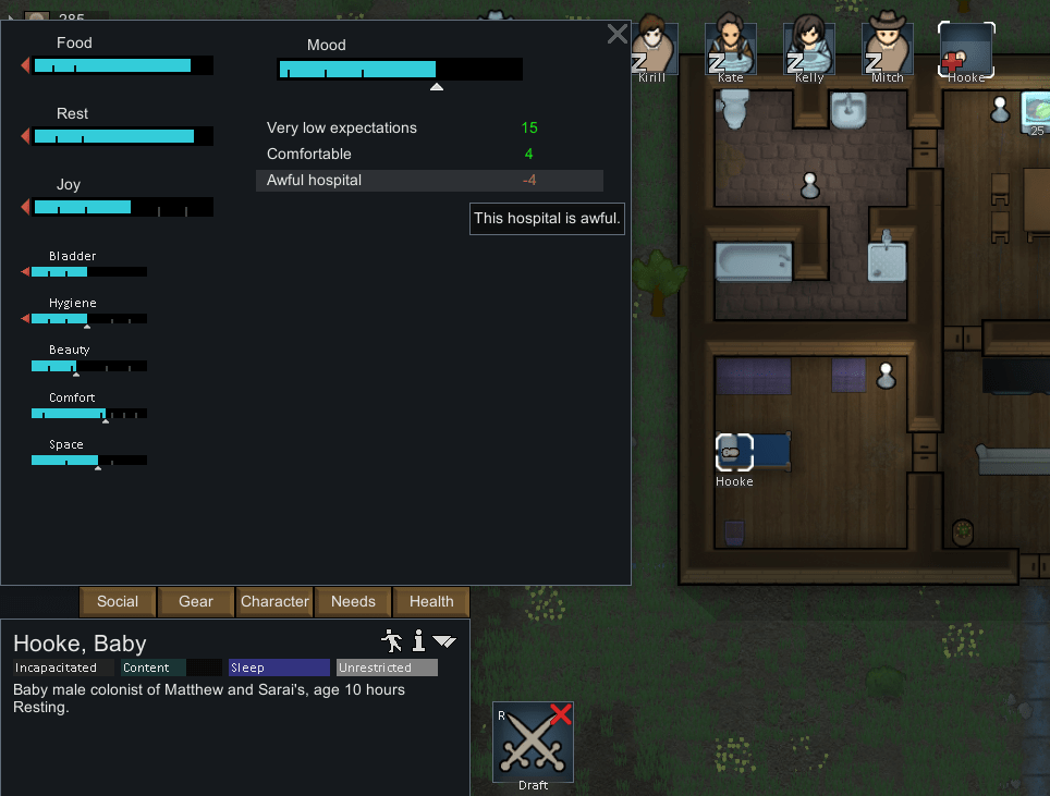 Babies have high standards RimWorld