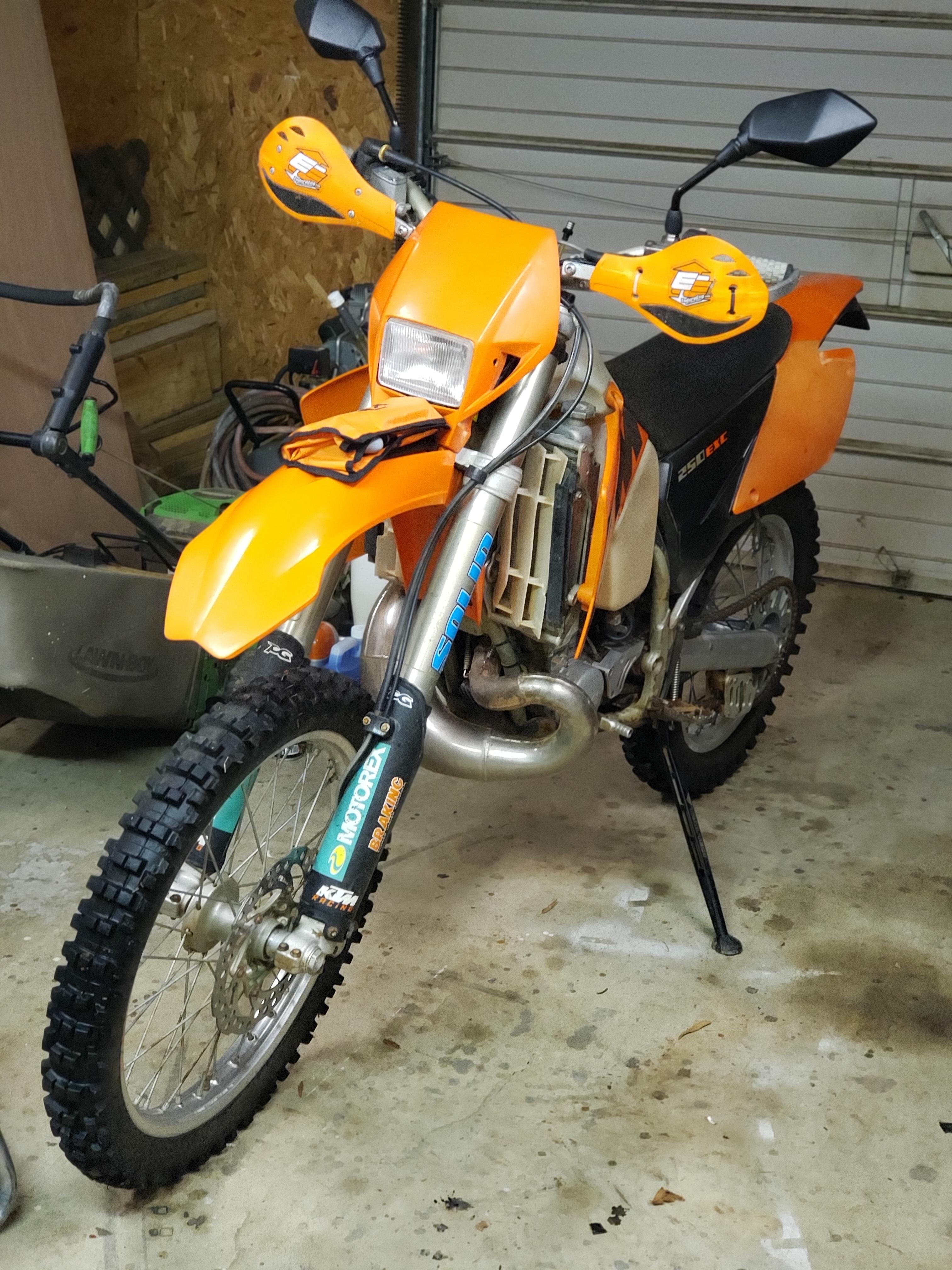 04 250 exc, ready to get plated : r/Dirtbikes