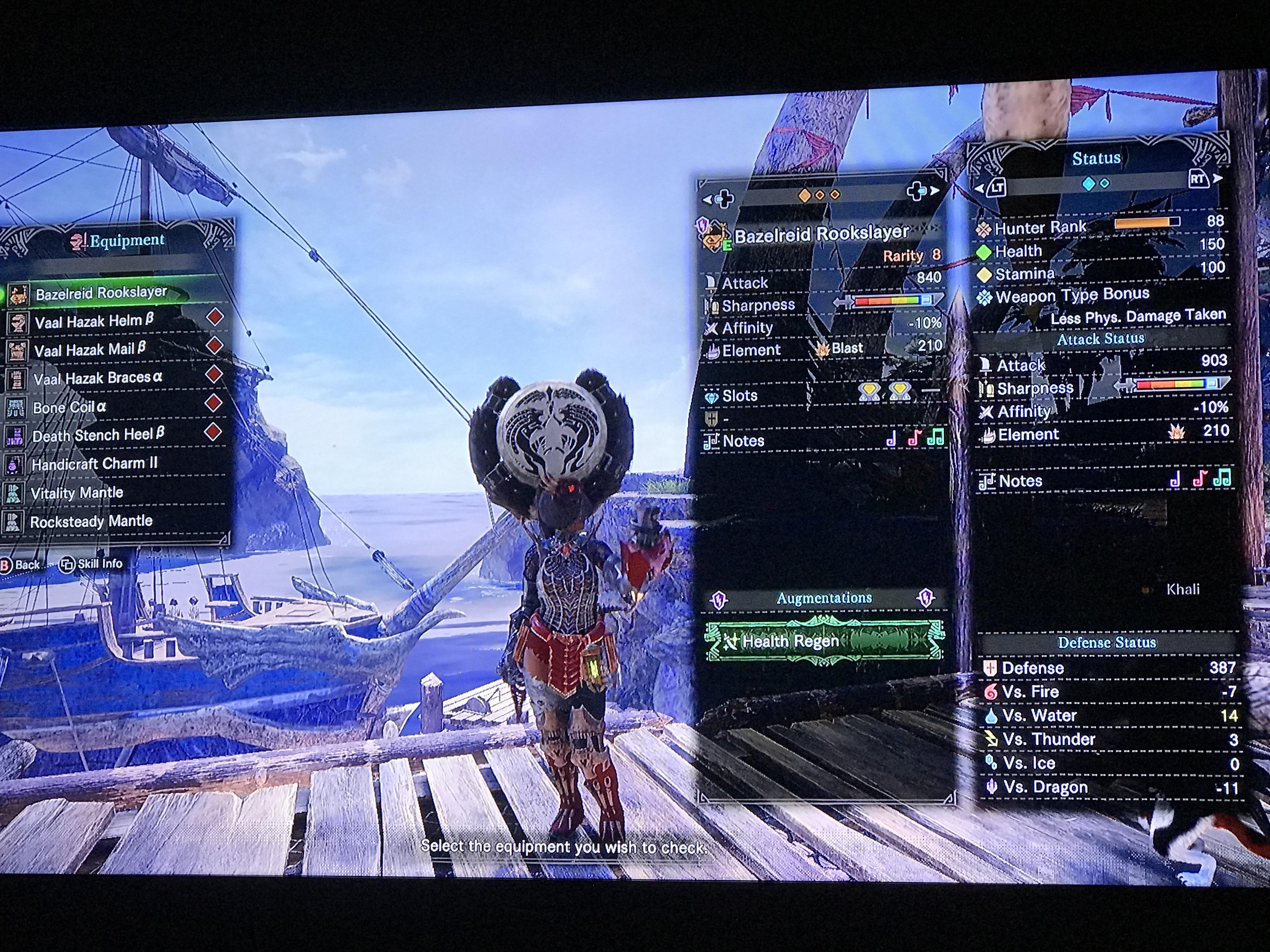 HH Immortal Health Regen Build r/MonsterHunter