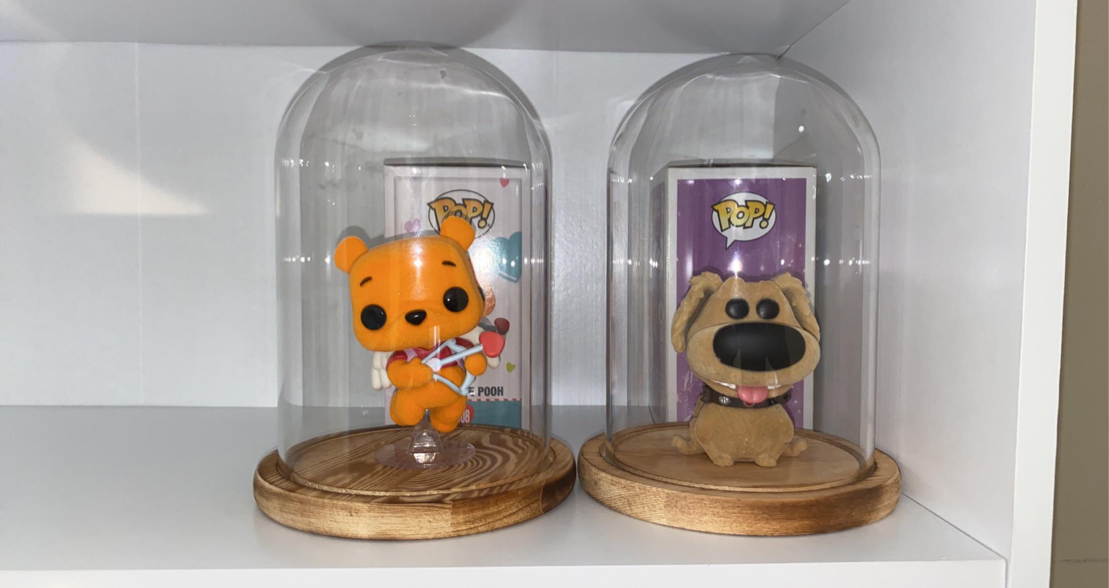 One thing about flocked Funko pops is the way they collect dust then