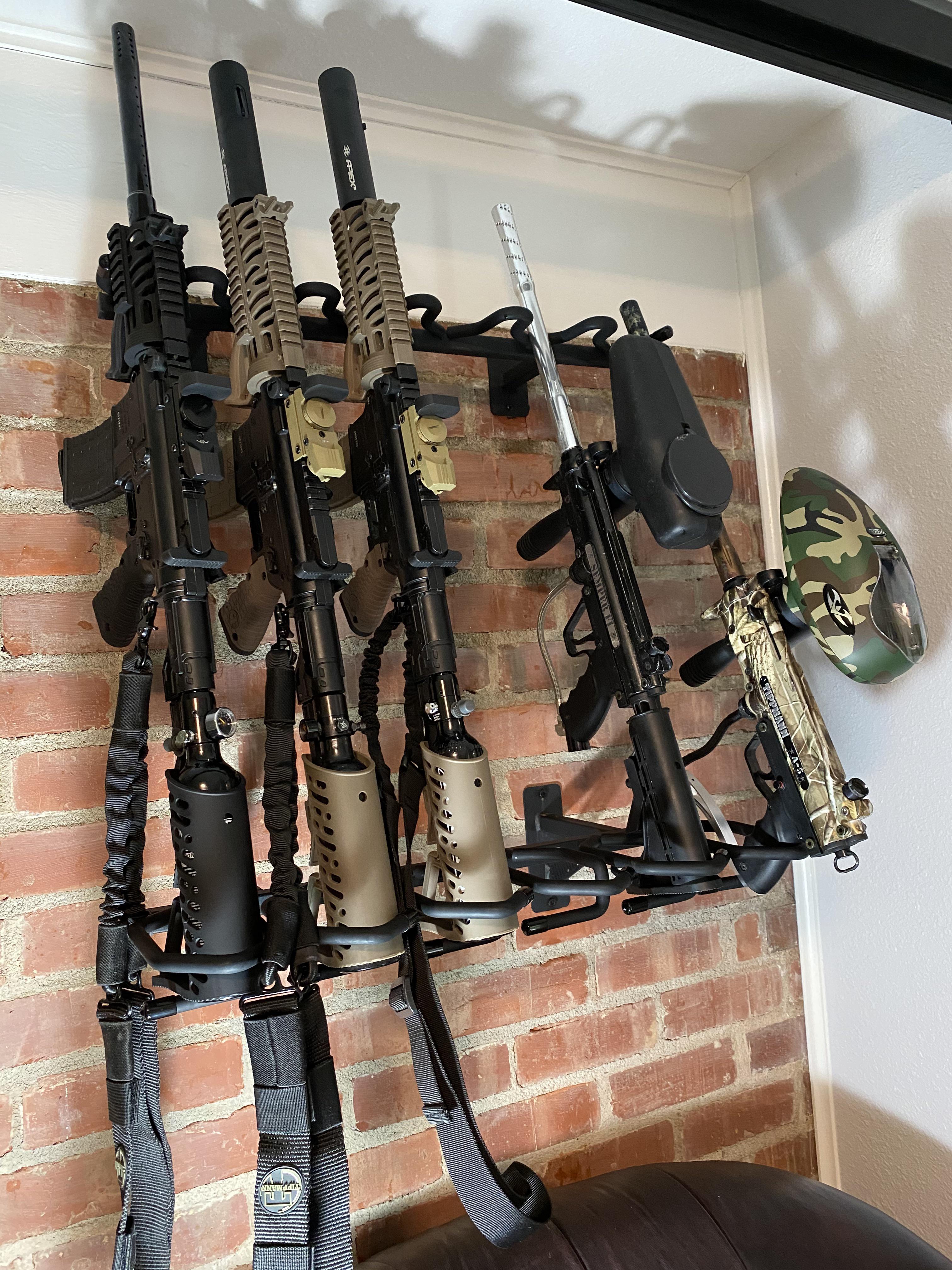 Paintball gun rack r/paintball