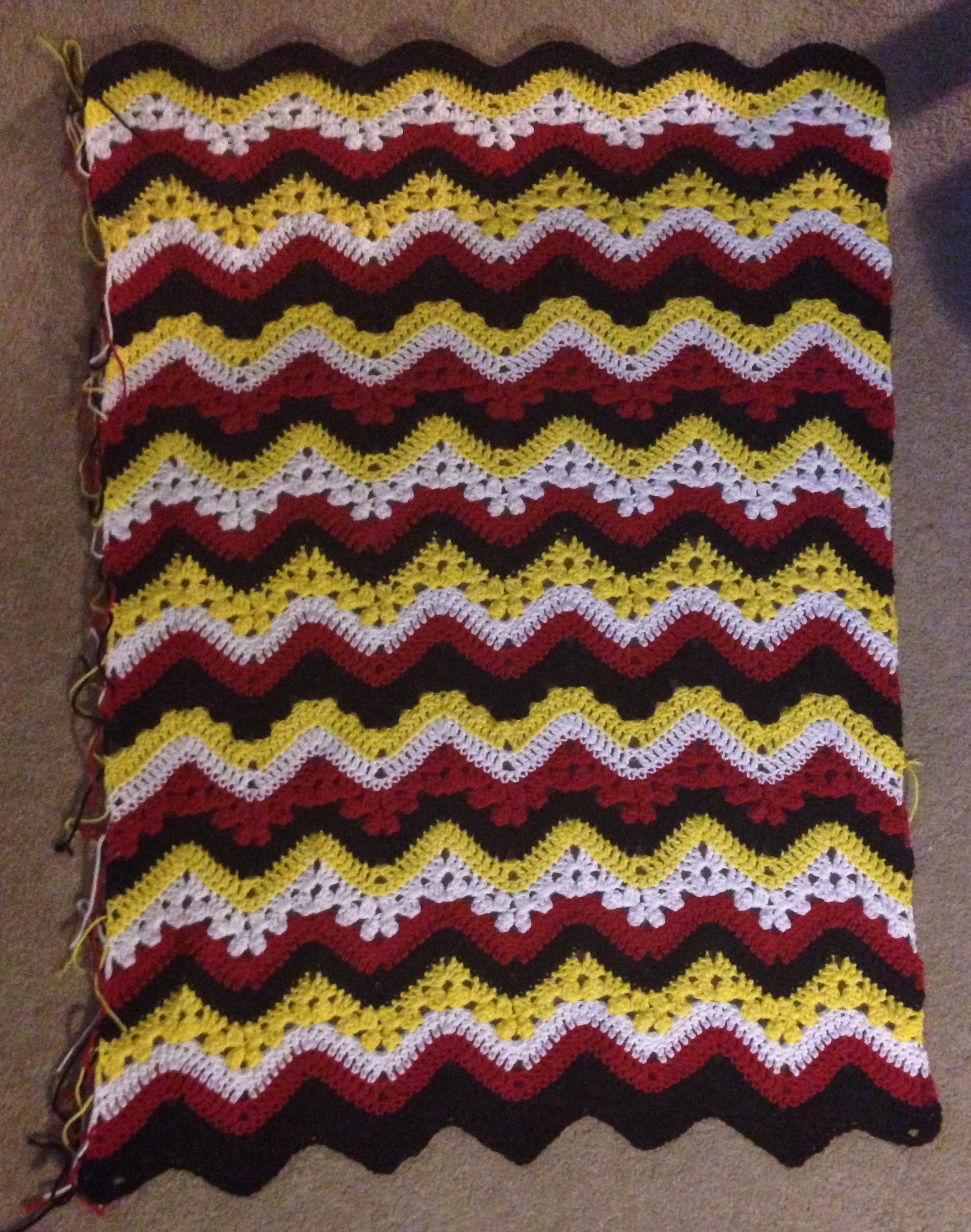 Granny Ripple Baby Blanket r/crochet