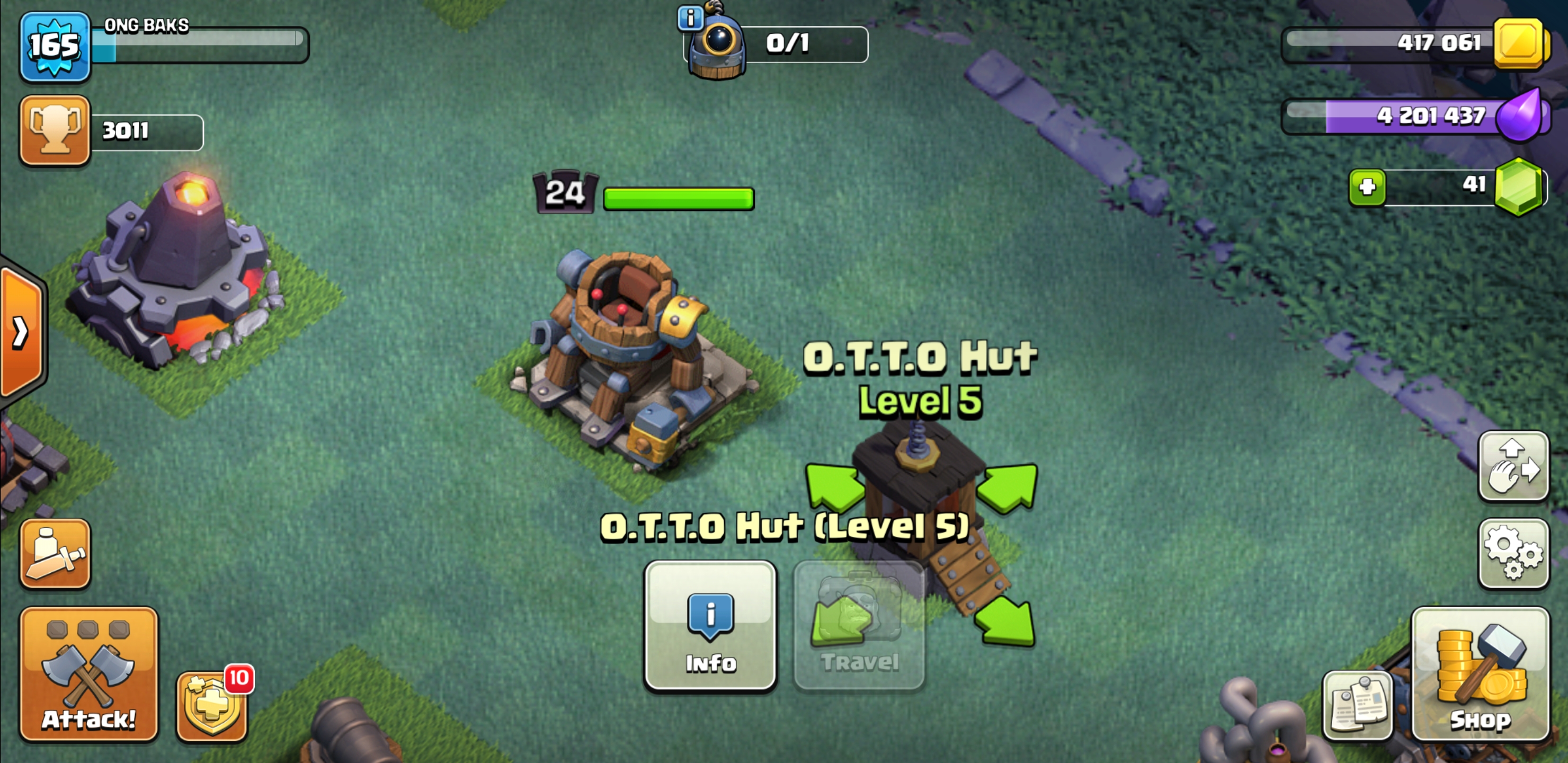 Got Otto Hut at level 24 BM. r/ClashOfClans