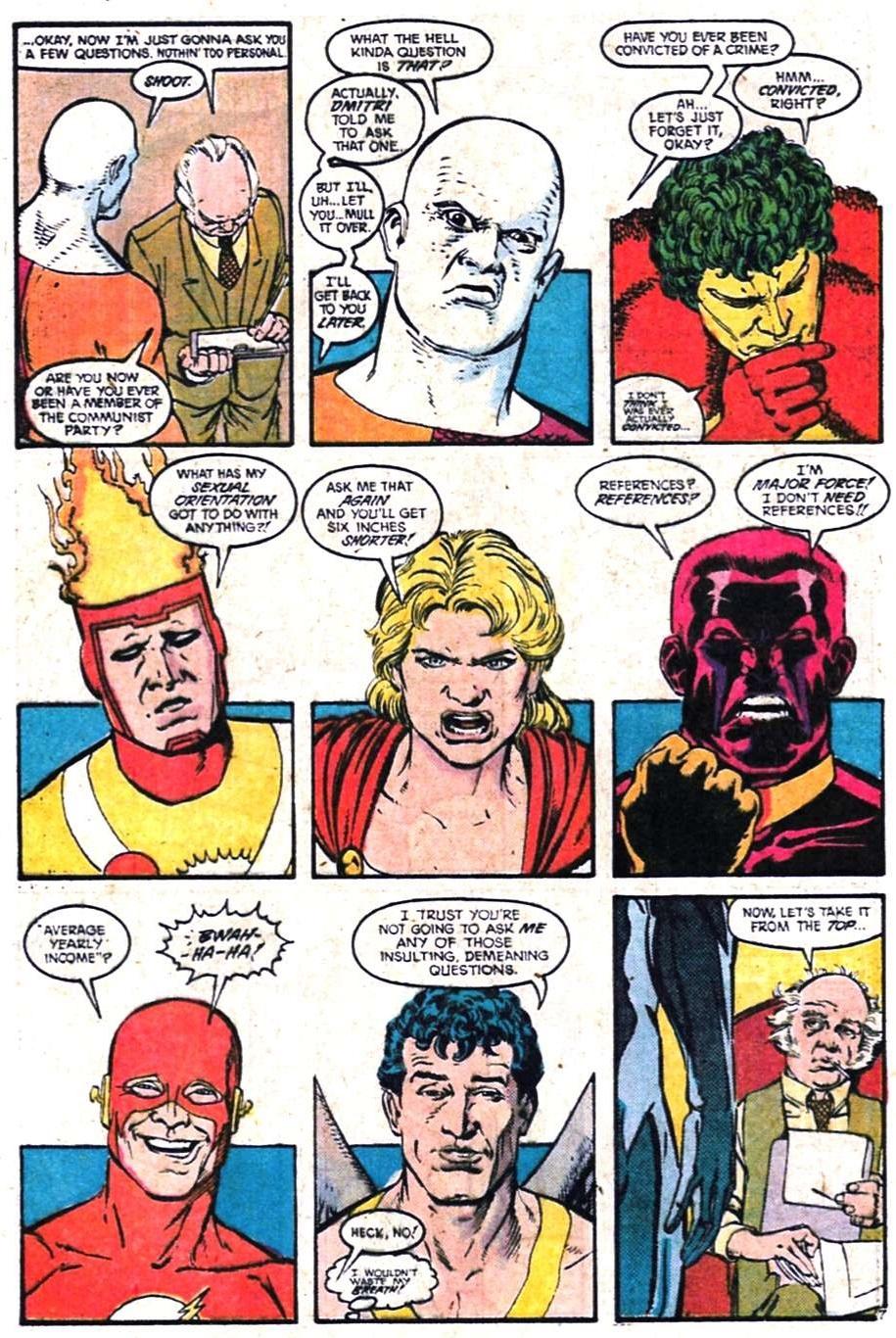 Application interviews. Oberon style. (Justice League International 24