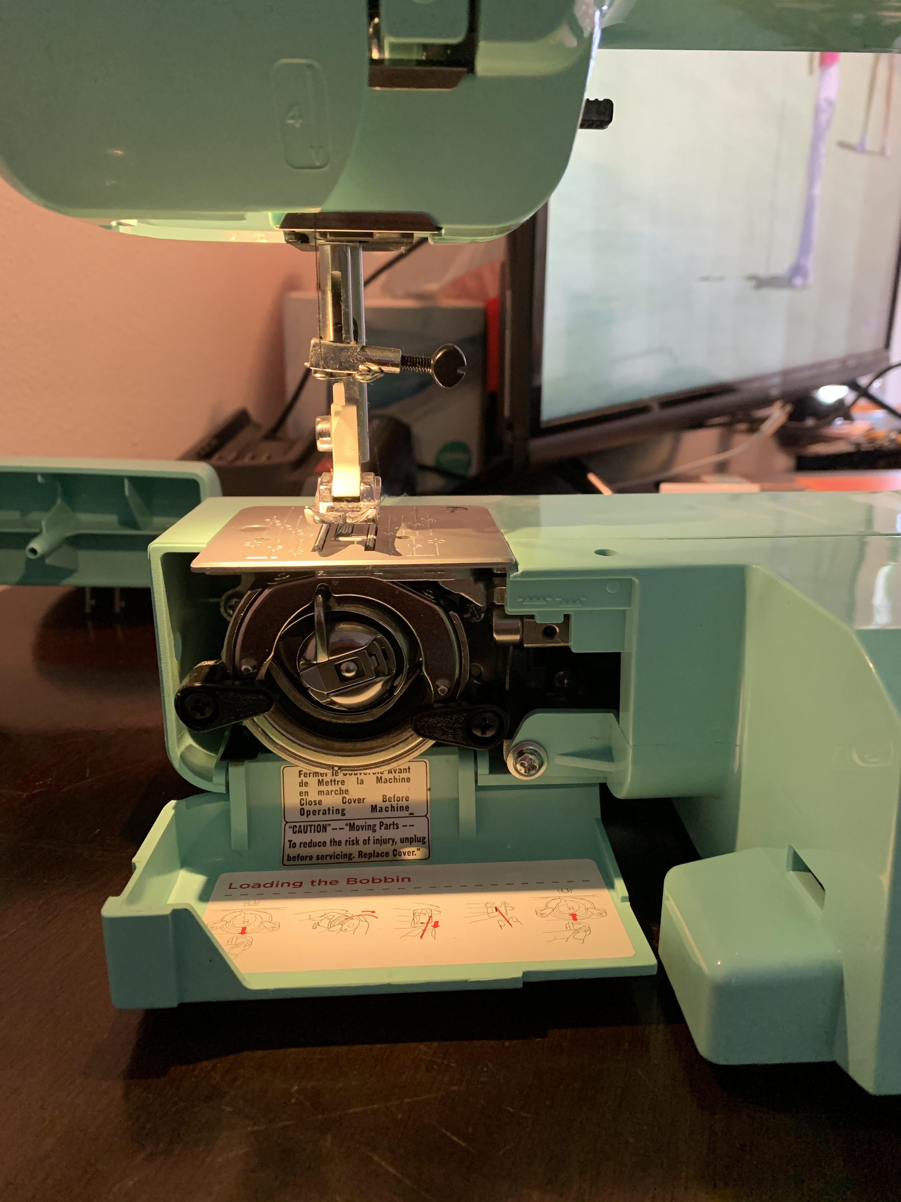 This Janome Arctic Crystal is giving me fits. I sewed a test line