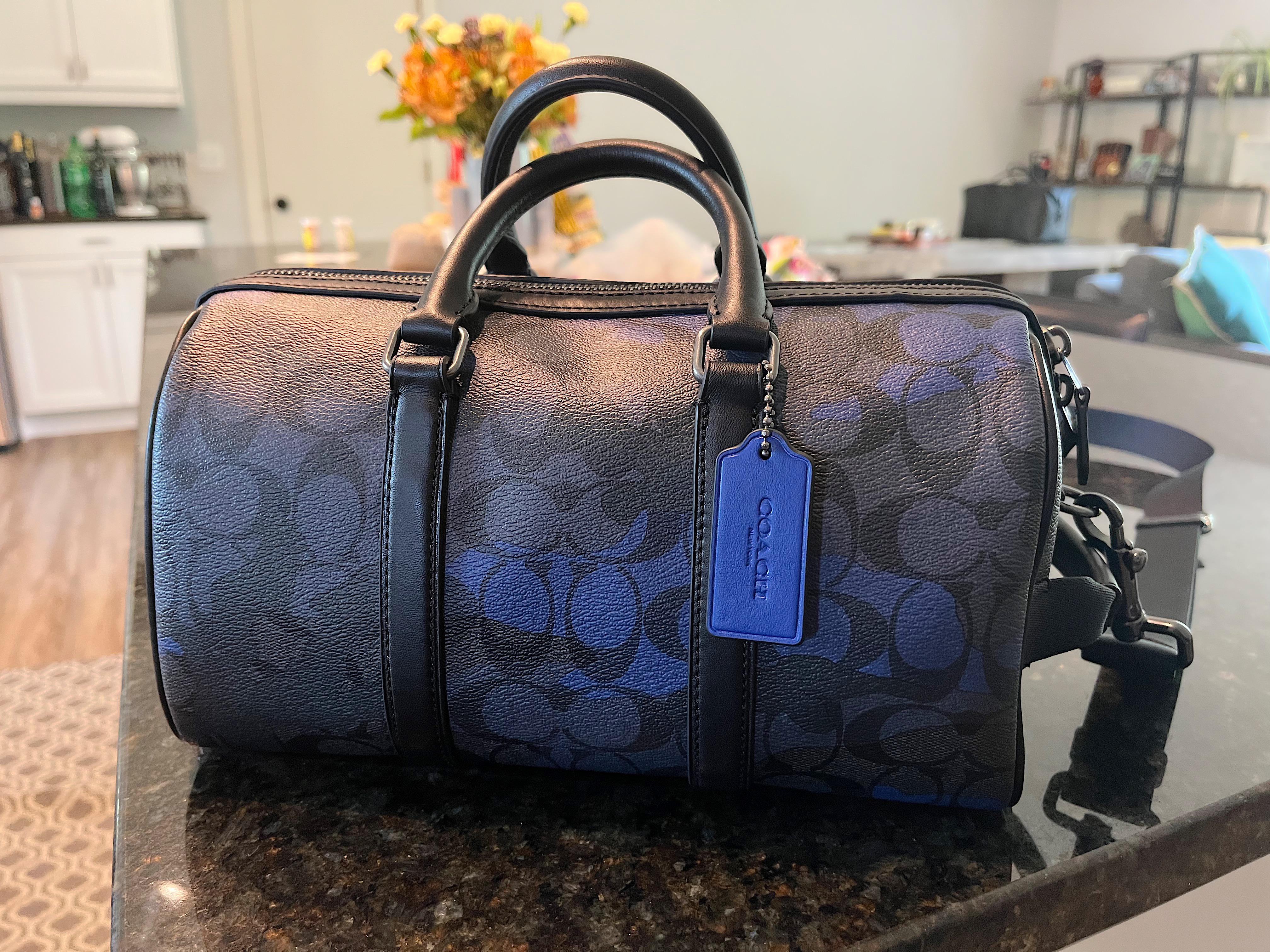 Obsessed with my new men’s mini duffle crossbody r/Coach
