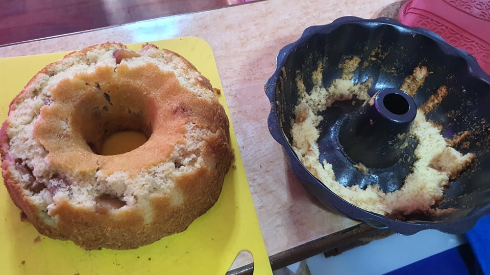 Cake stuck to bundt pan. I used a LOT of nonstick spray in nonstick pan. What did I do wrong