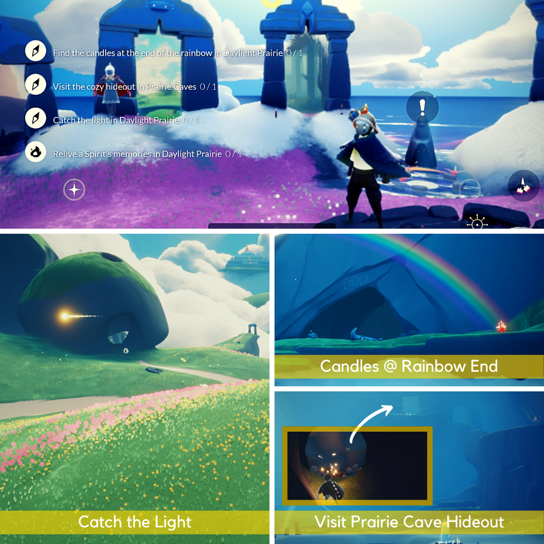 13th Feb Daily Quests (DP) 🦋 Catch the light Butterfly field 🦋 Find