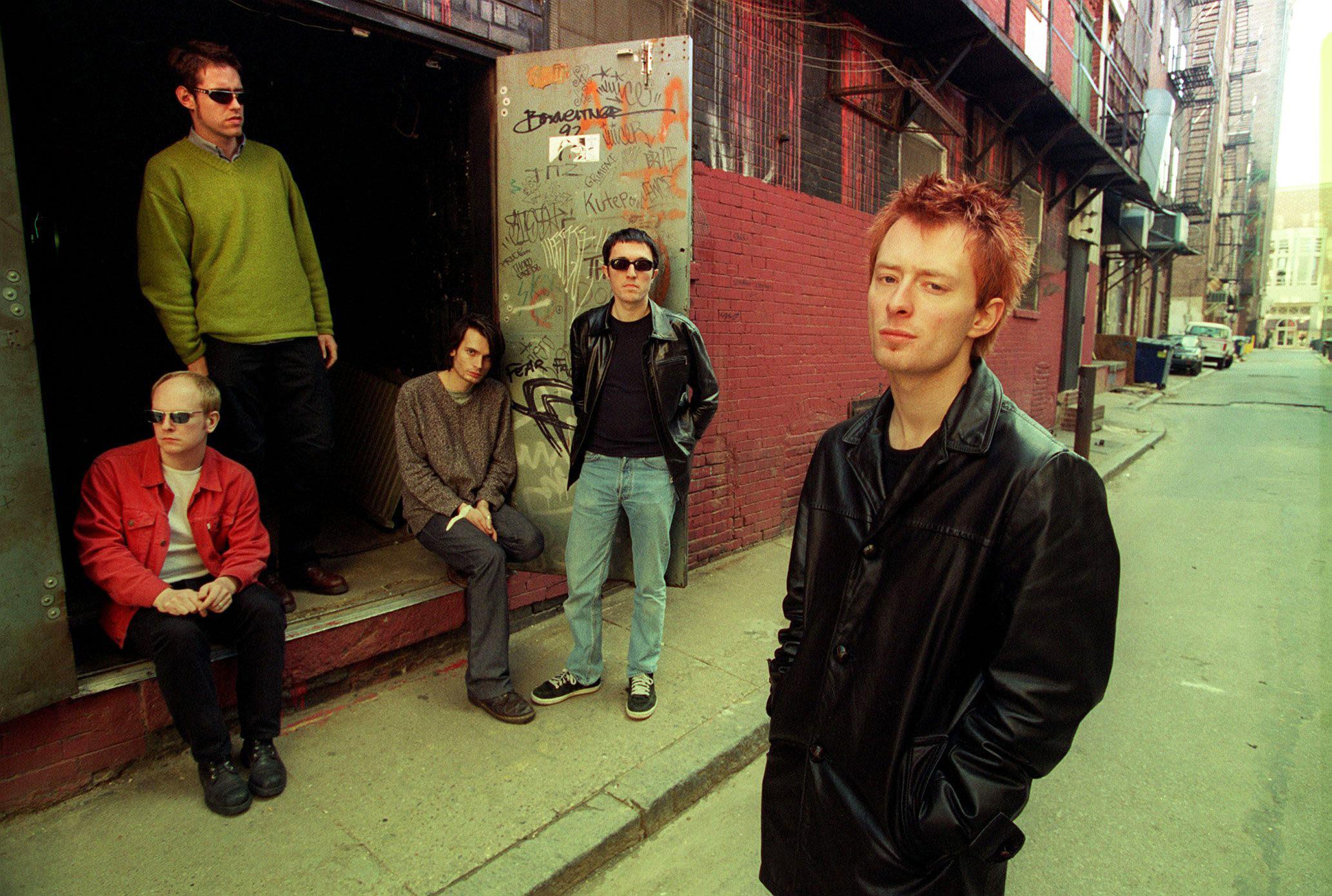 My favorite picture of Radiohead throughout the years. I believe it was