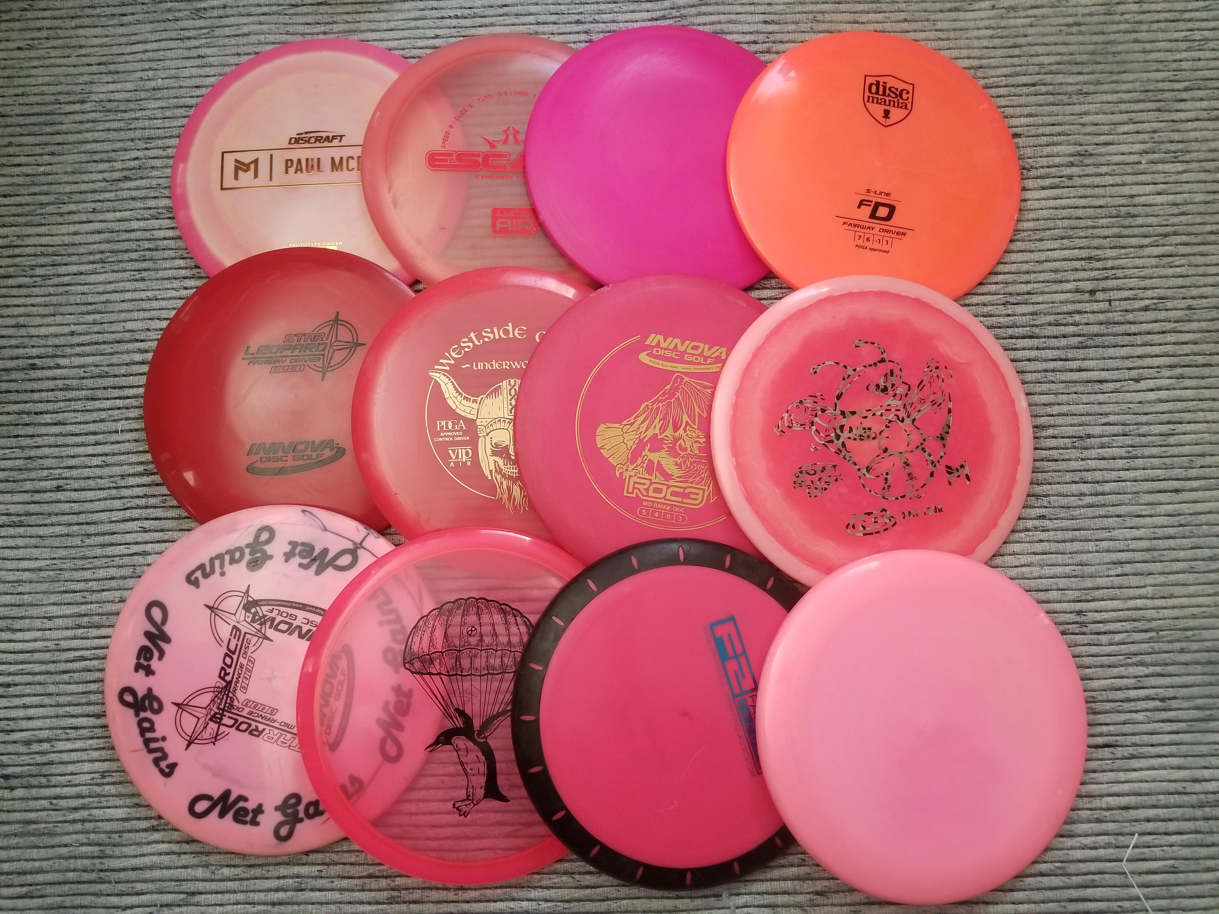 Getting close to that only pink discs bag r/discgolf