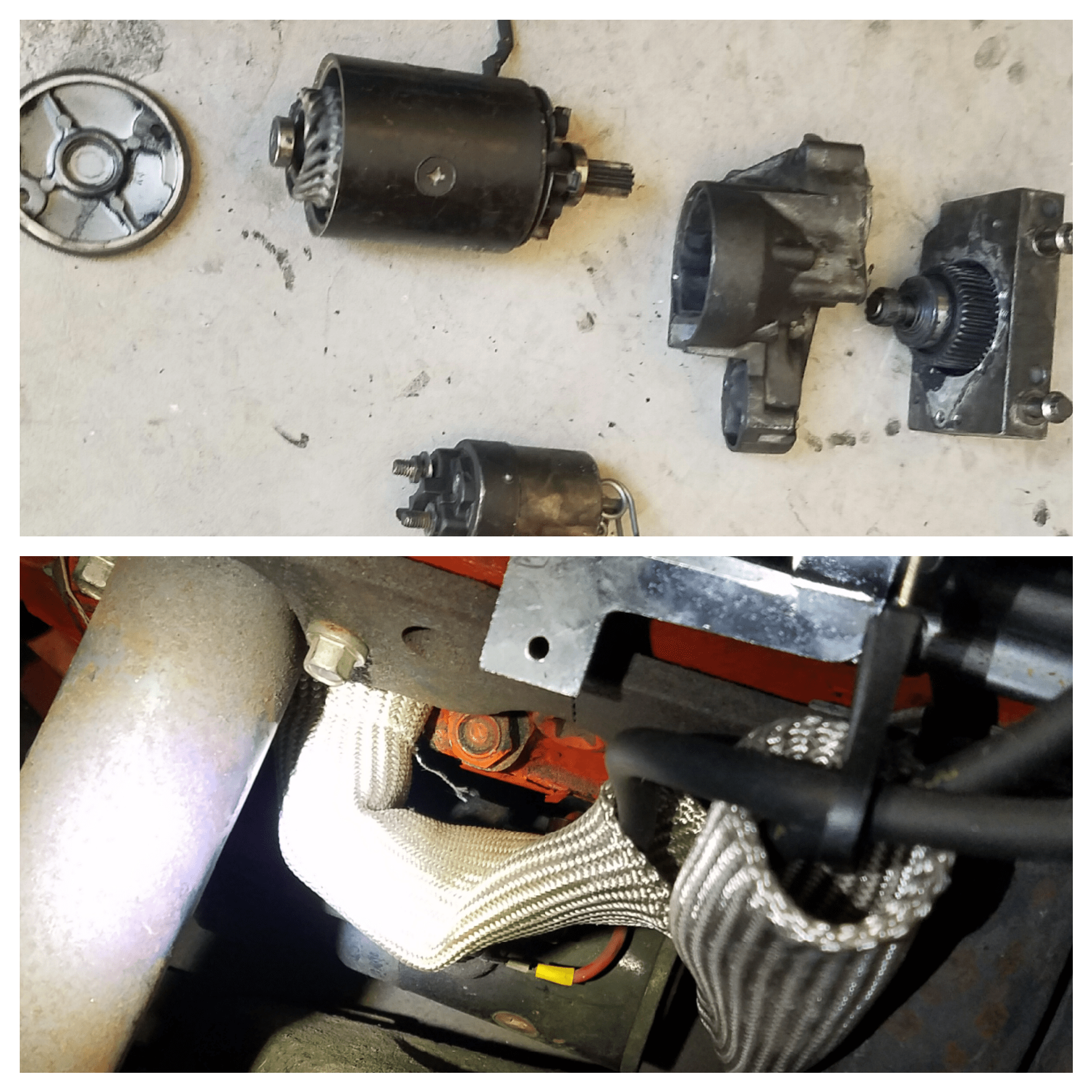 Had to take the whole damn thing apart, but I finally got the starter