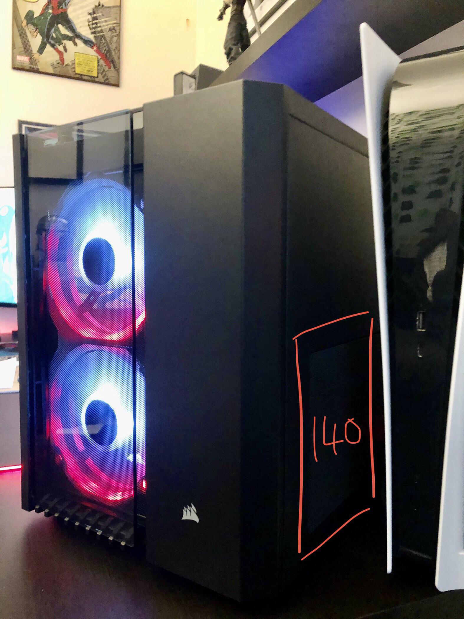 280x side fan, intake or exhaust? r/Corsair