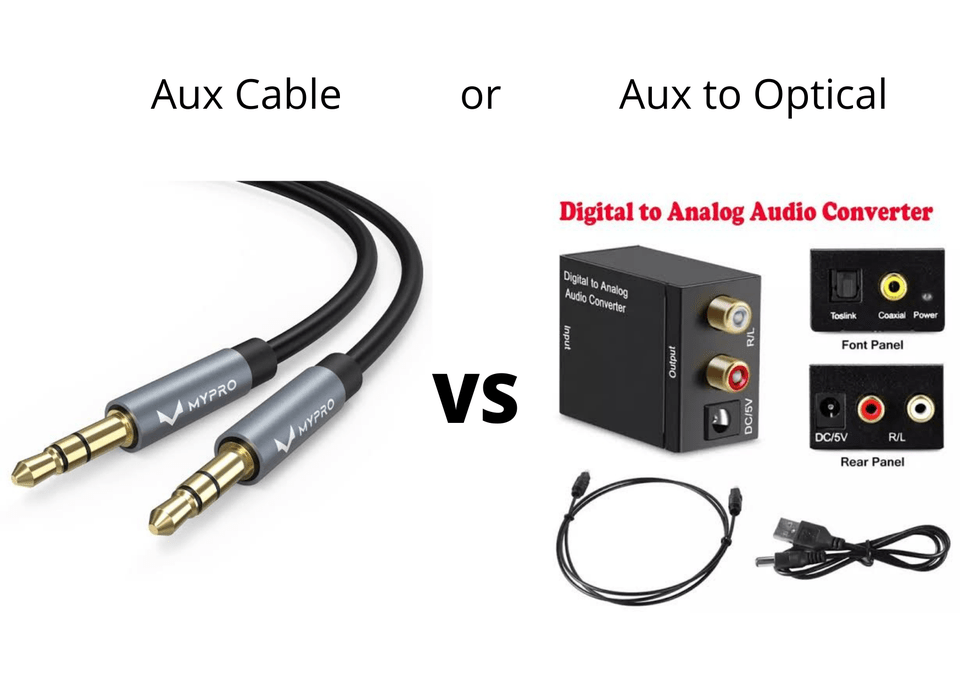Tv to speaker Which solution would have better audio? I have a tv