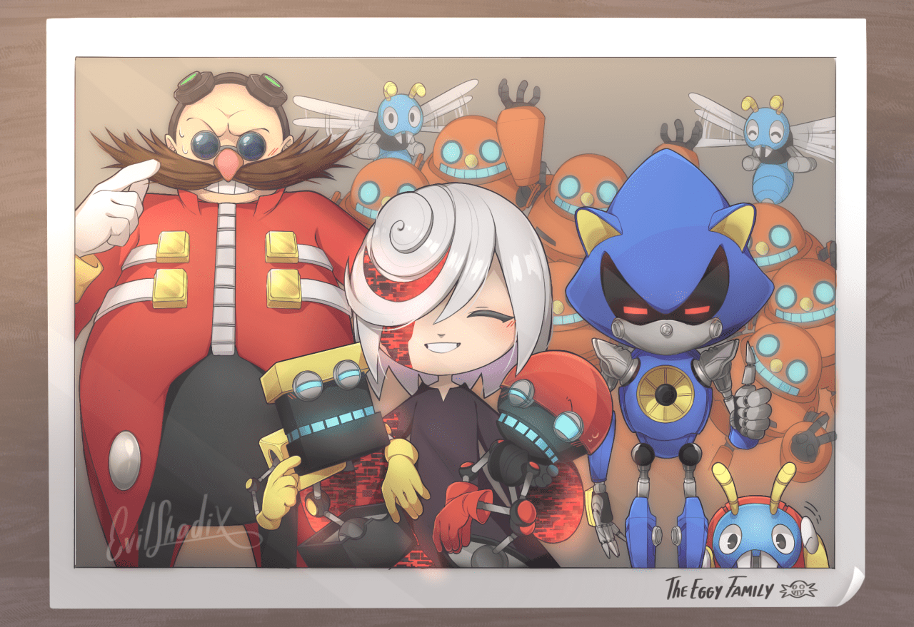 Eggman Family Picture (art by EvilShadix) r/SageRobotnik