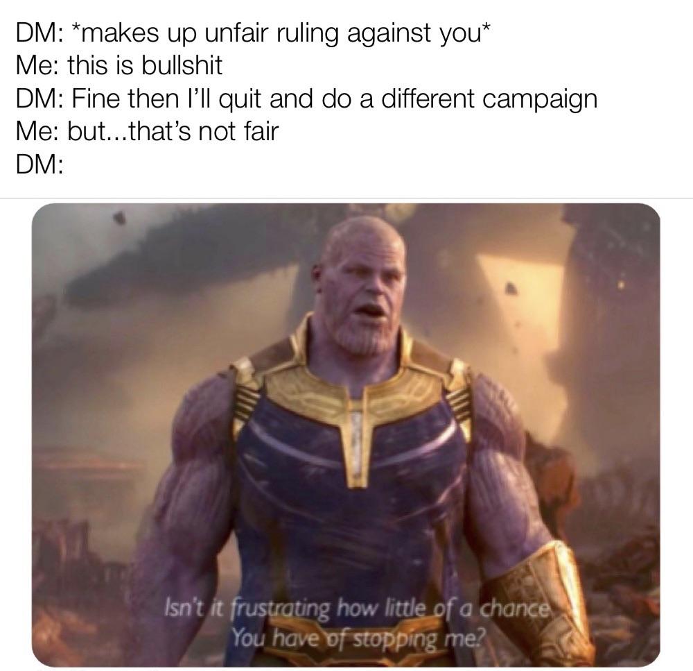 Legit my DM dndmemes