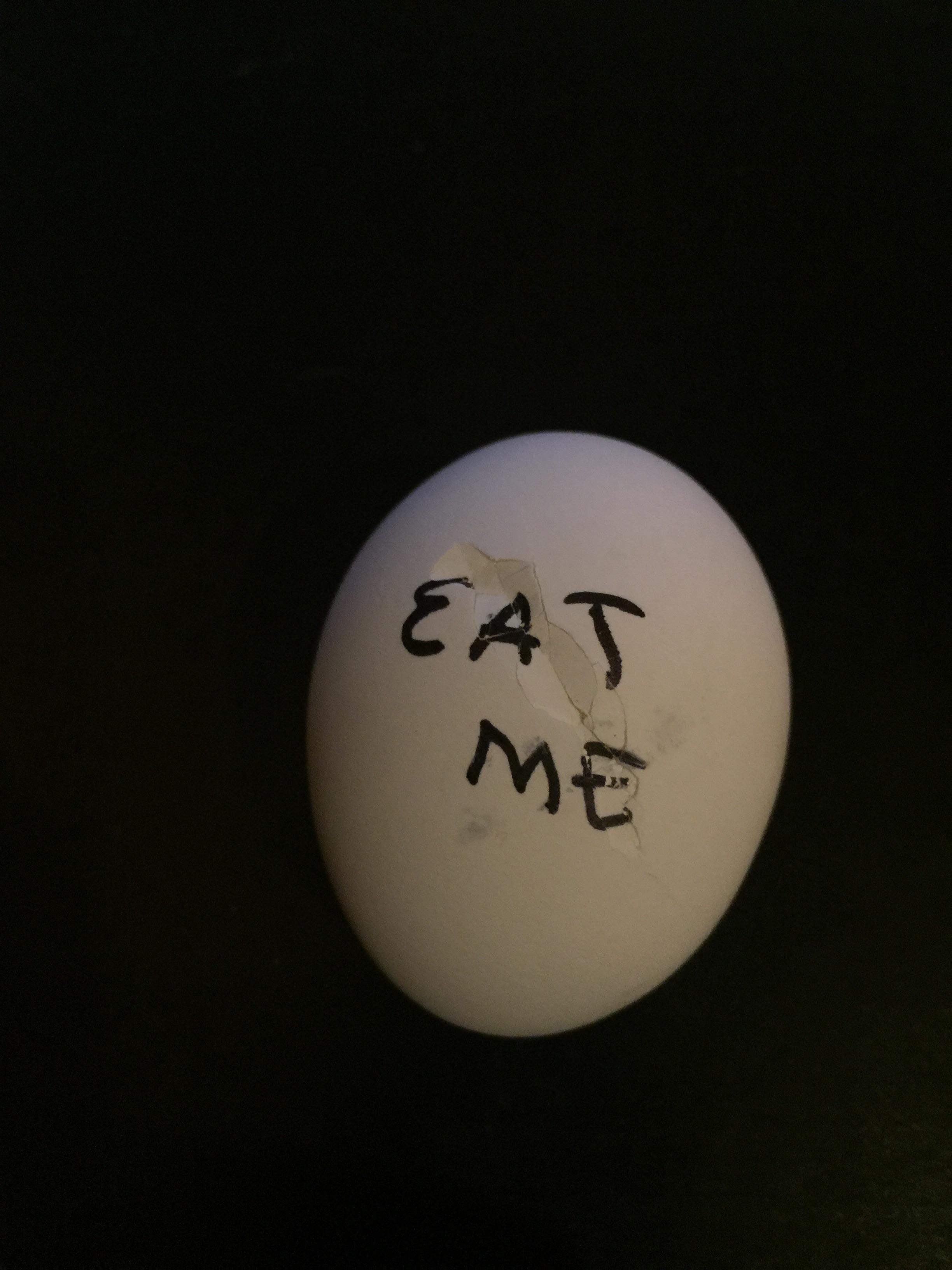 My wife writes on hard boiled eggs so I know which ones to grab for
