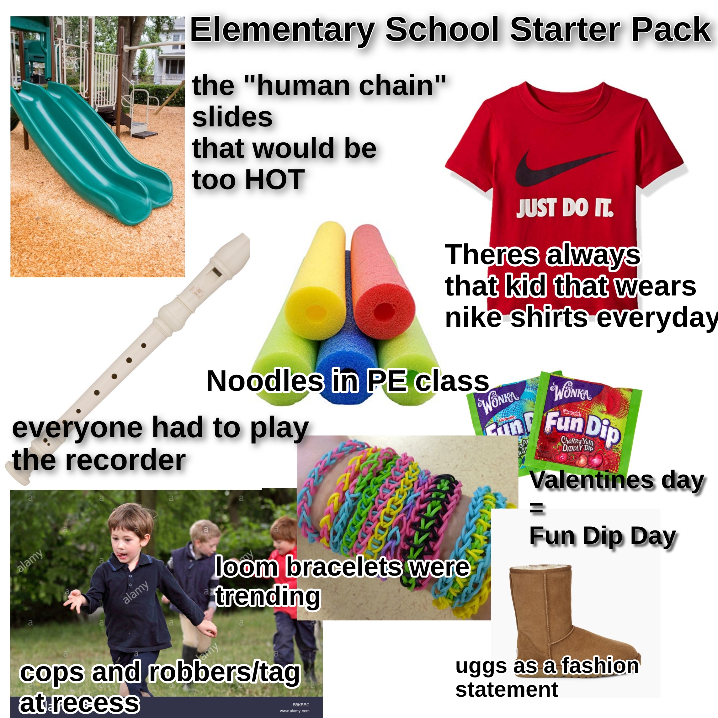 Elementary school starter pack r/starterpacks