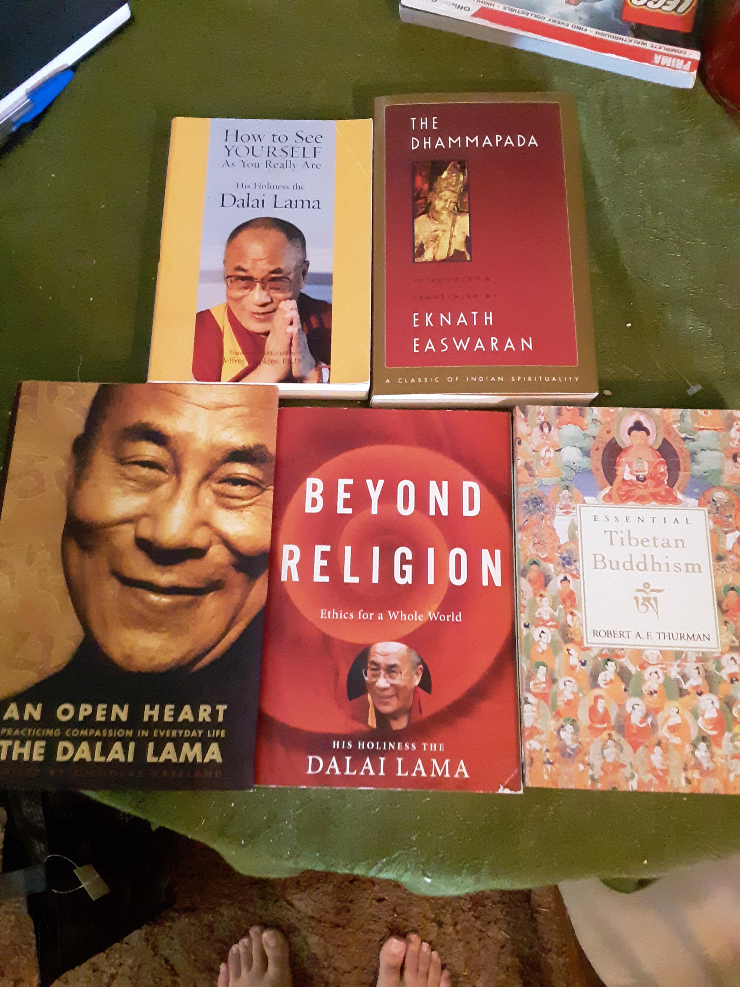 The main books in my Buddhist library. Buddhism
