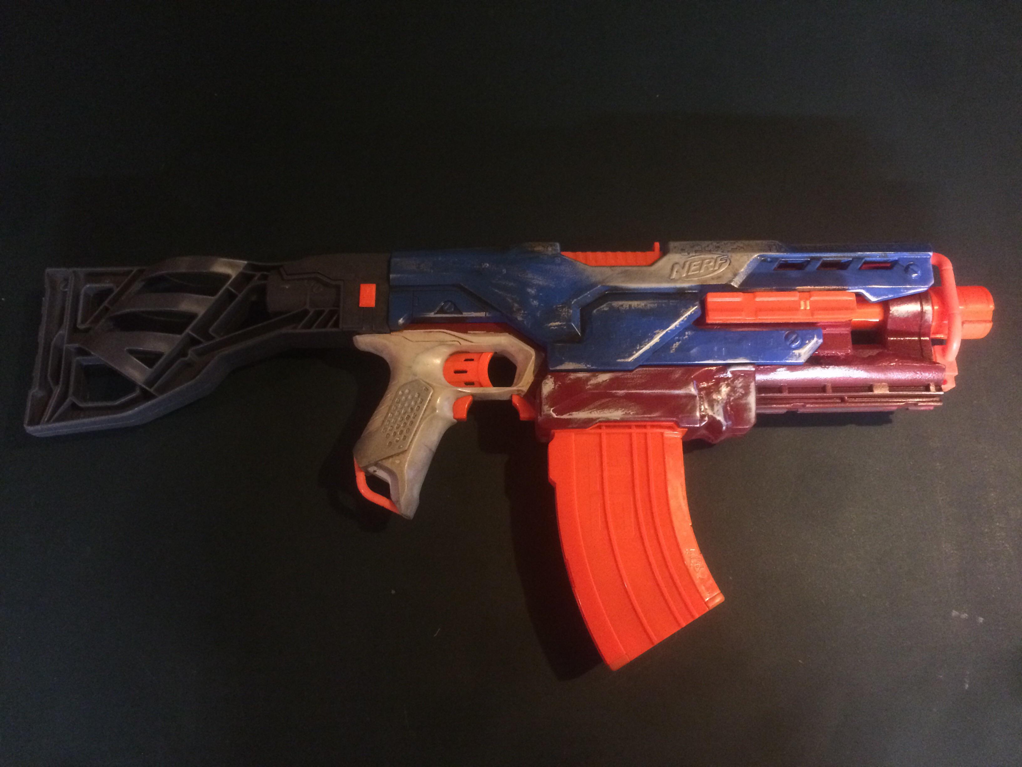 My first flywheel Mod! Hope you like it. r/Nerf