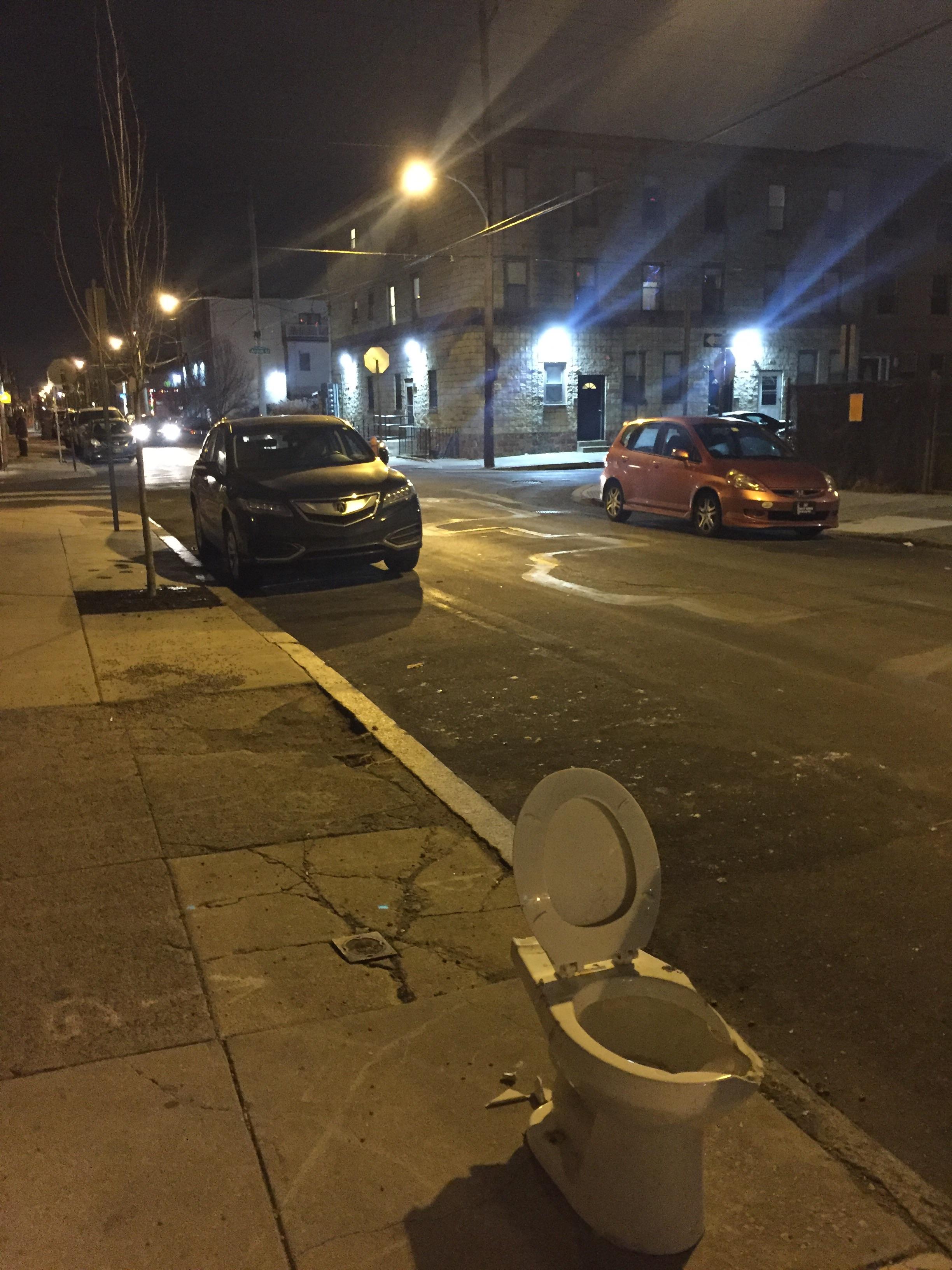 Yr South Philly Street toilet of the night r/philadelphia