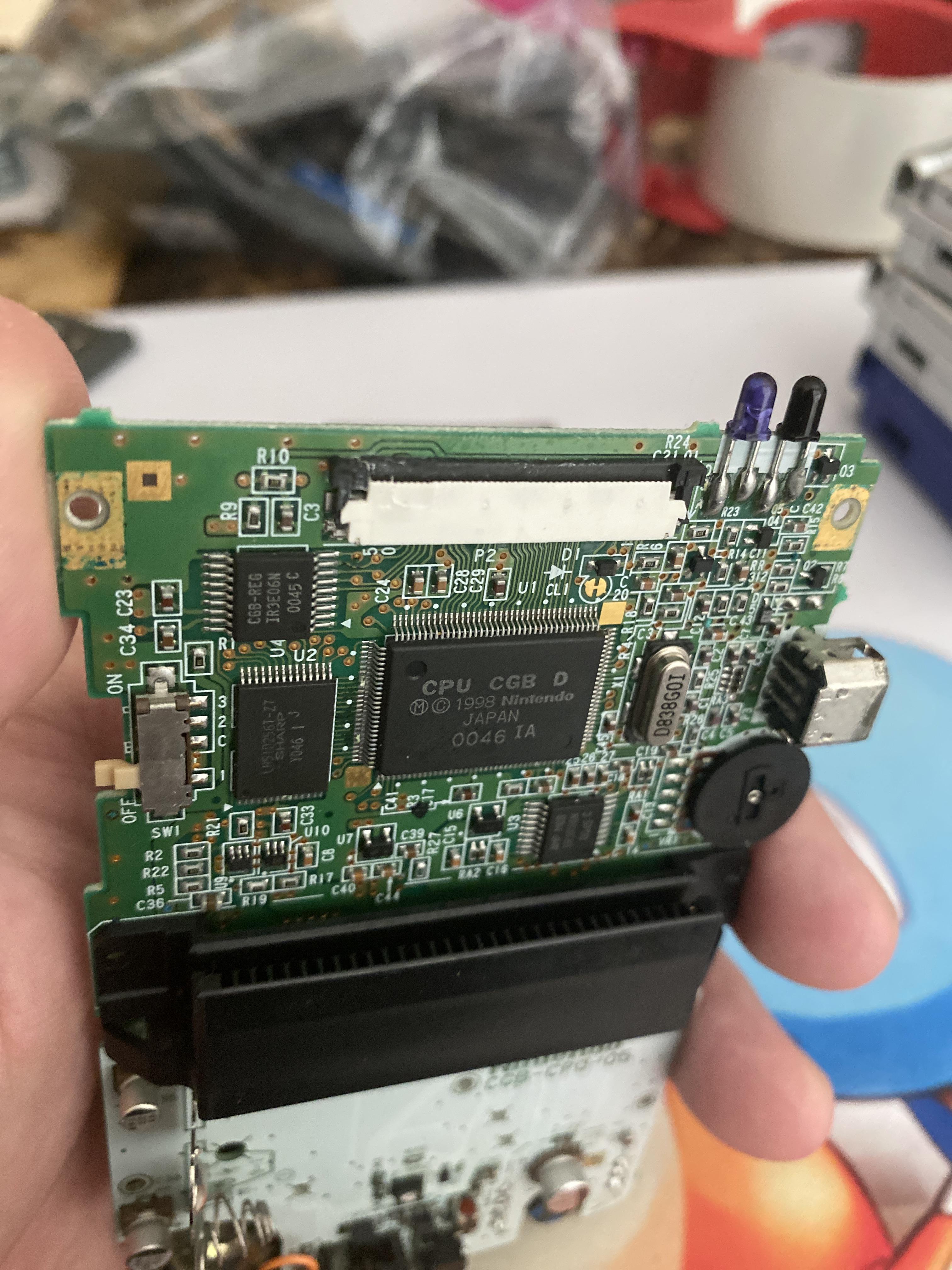 I messed up a screen ribbon cable connector on a gameboy color. Is this