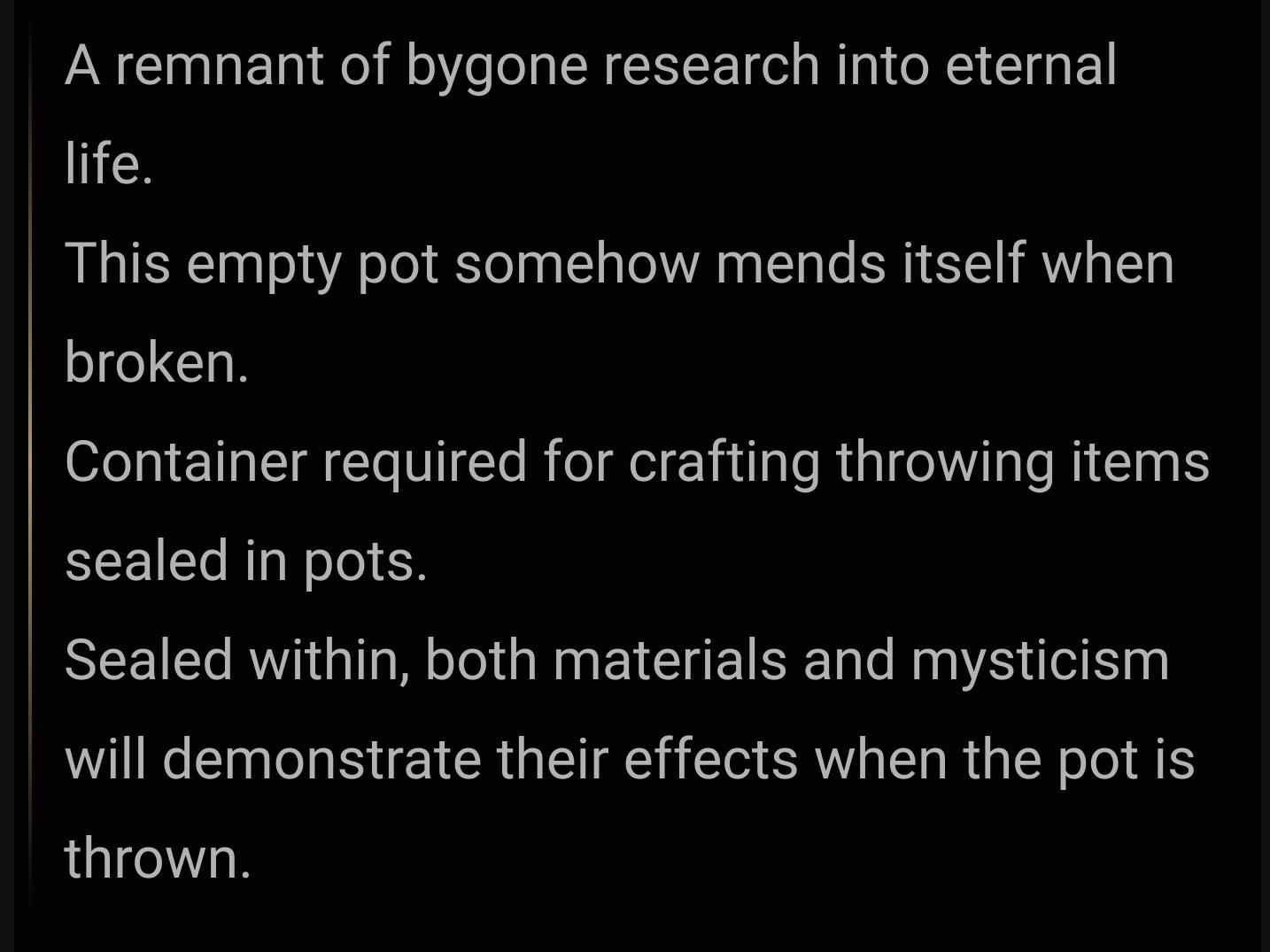 Crack(ed) Pot Theory think the pot people were the result of that