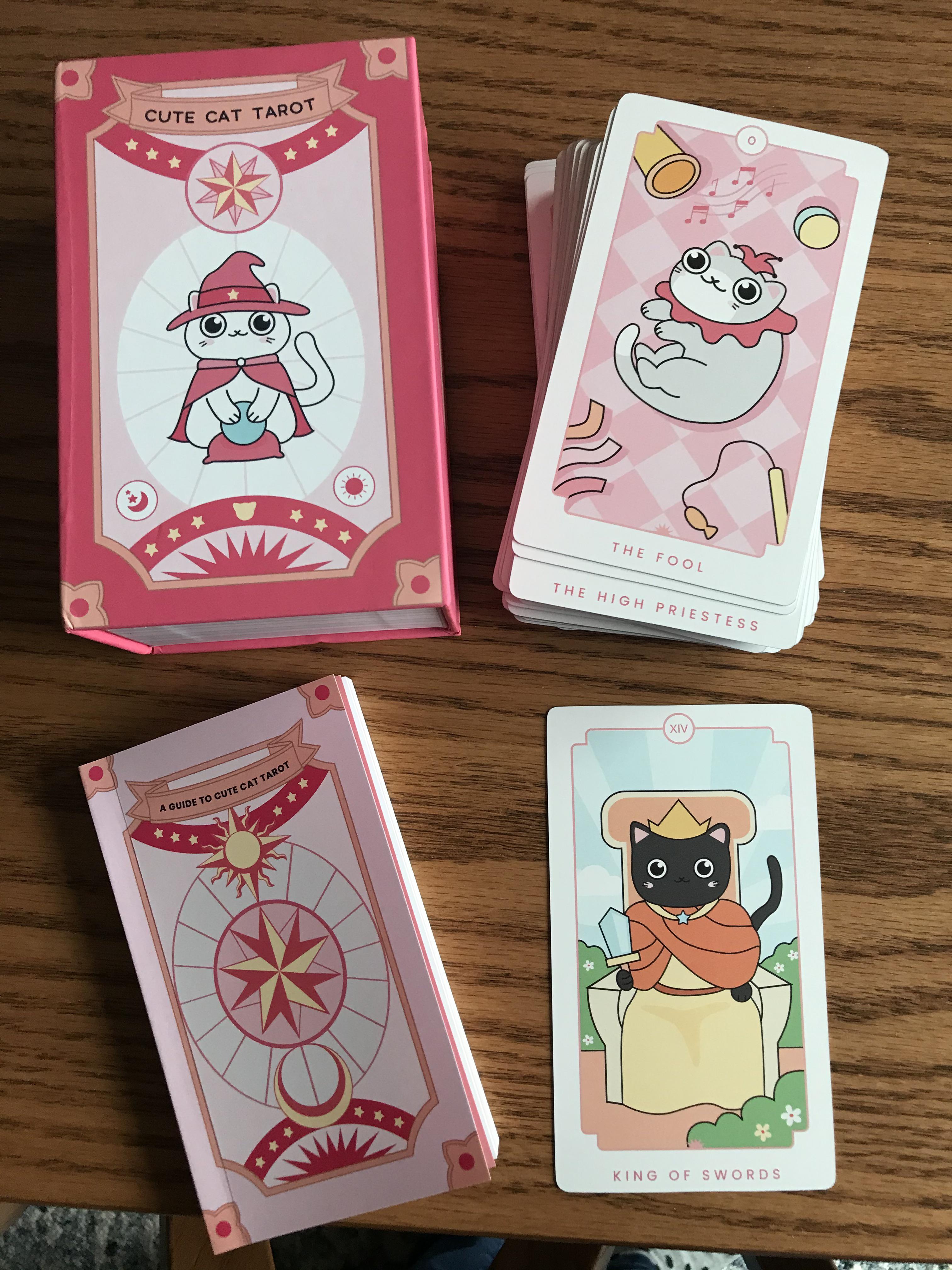 My new deck came in Cute Cat Tarot by The Cat Oracle! r/tarot