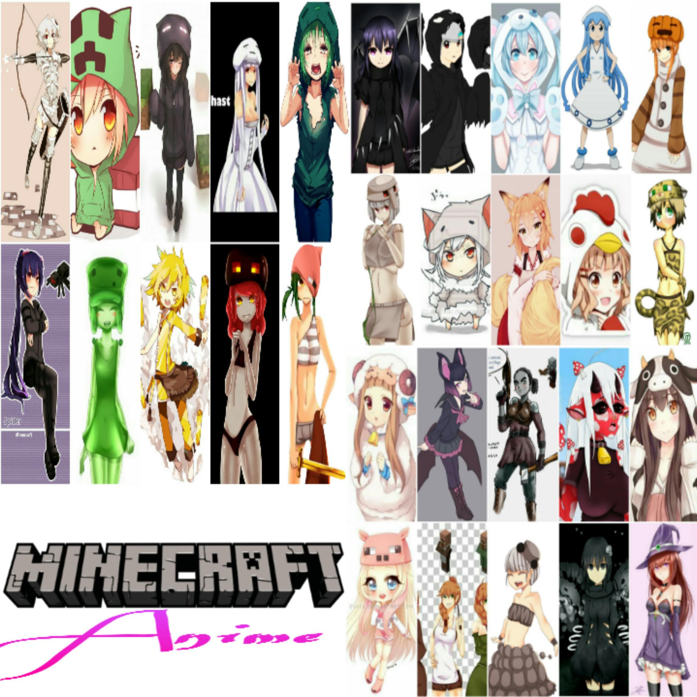 Minecraft Anime Characters Caseforma