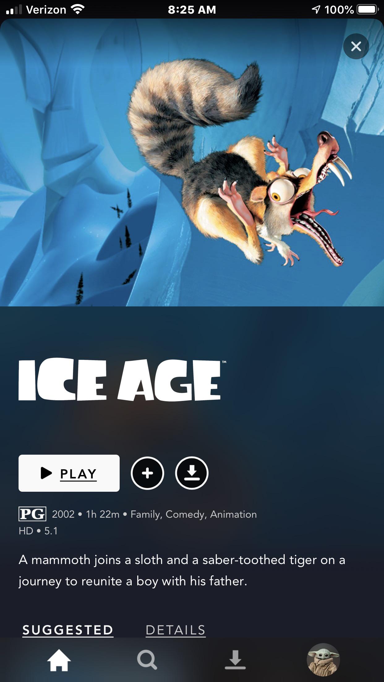 Ice Age is now on Disney + r/DisneyPlus