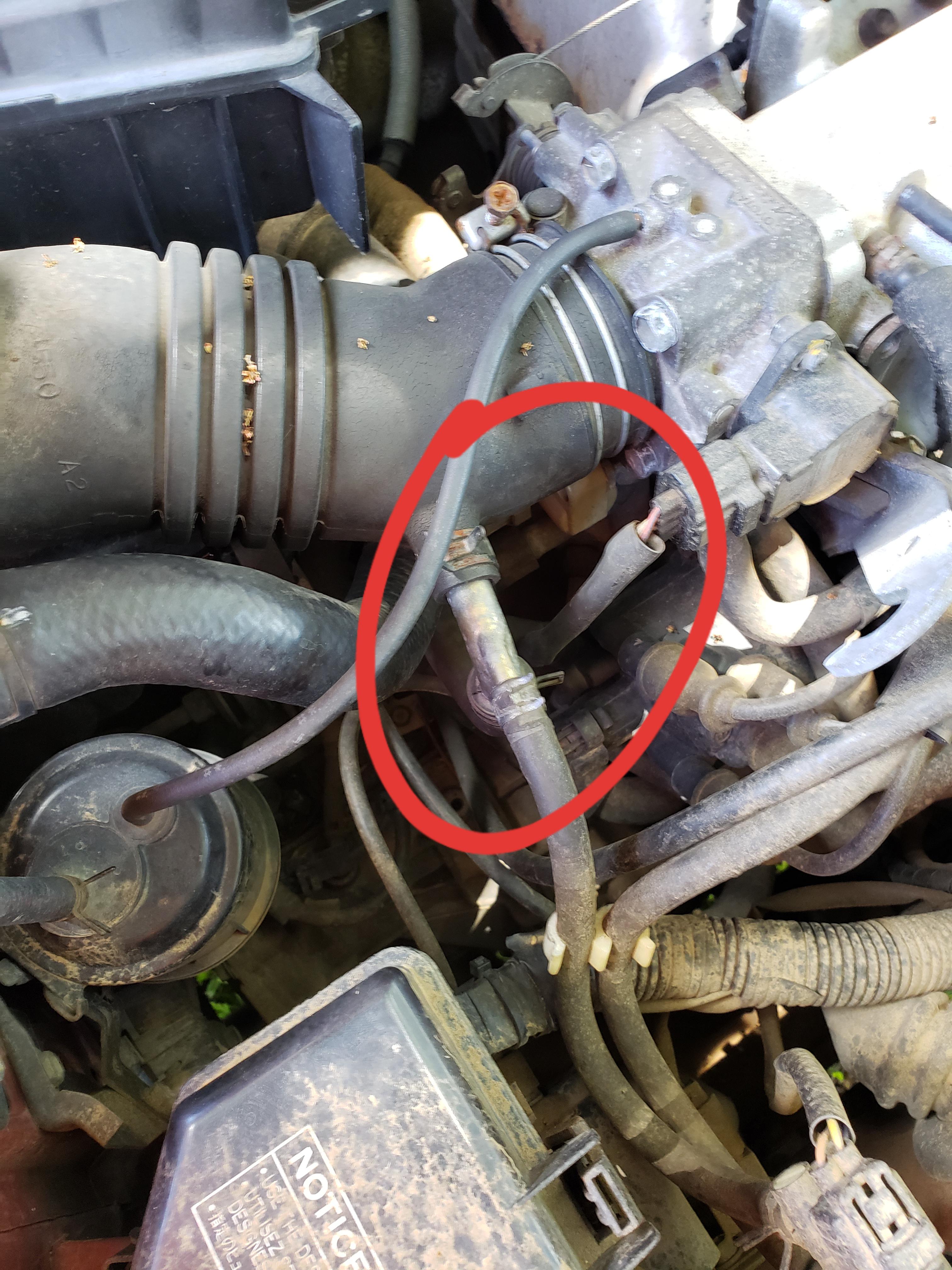 I'm installing a cold air intake and I'm wondering what these vaccum