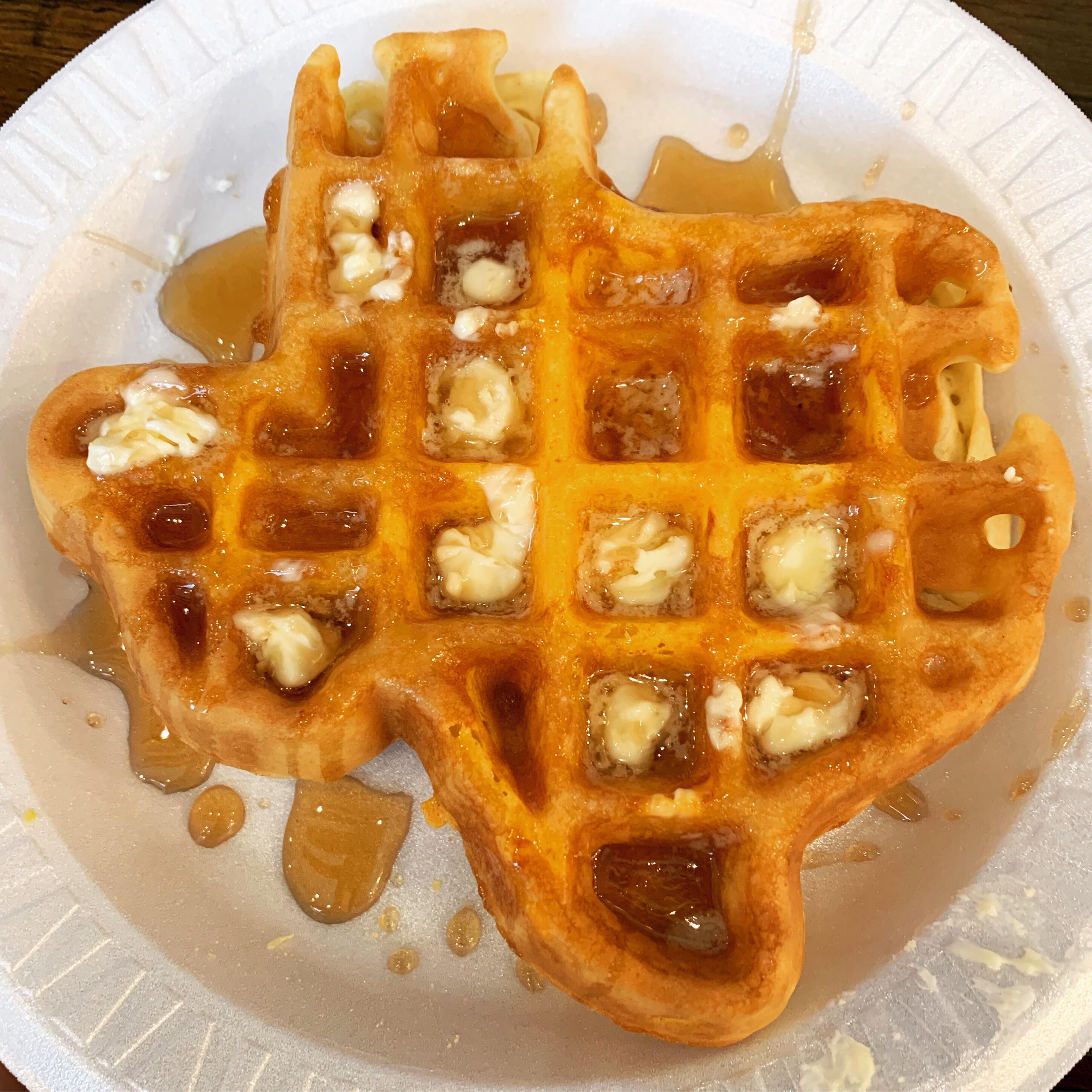 [I ATE] a Cheddar Texas Waffle r/food